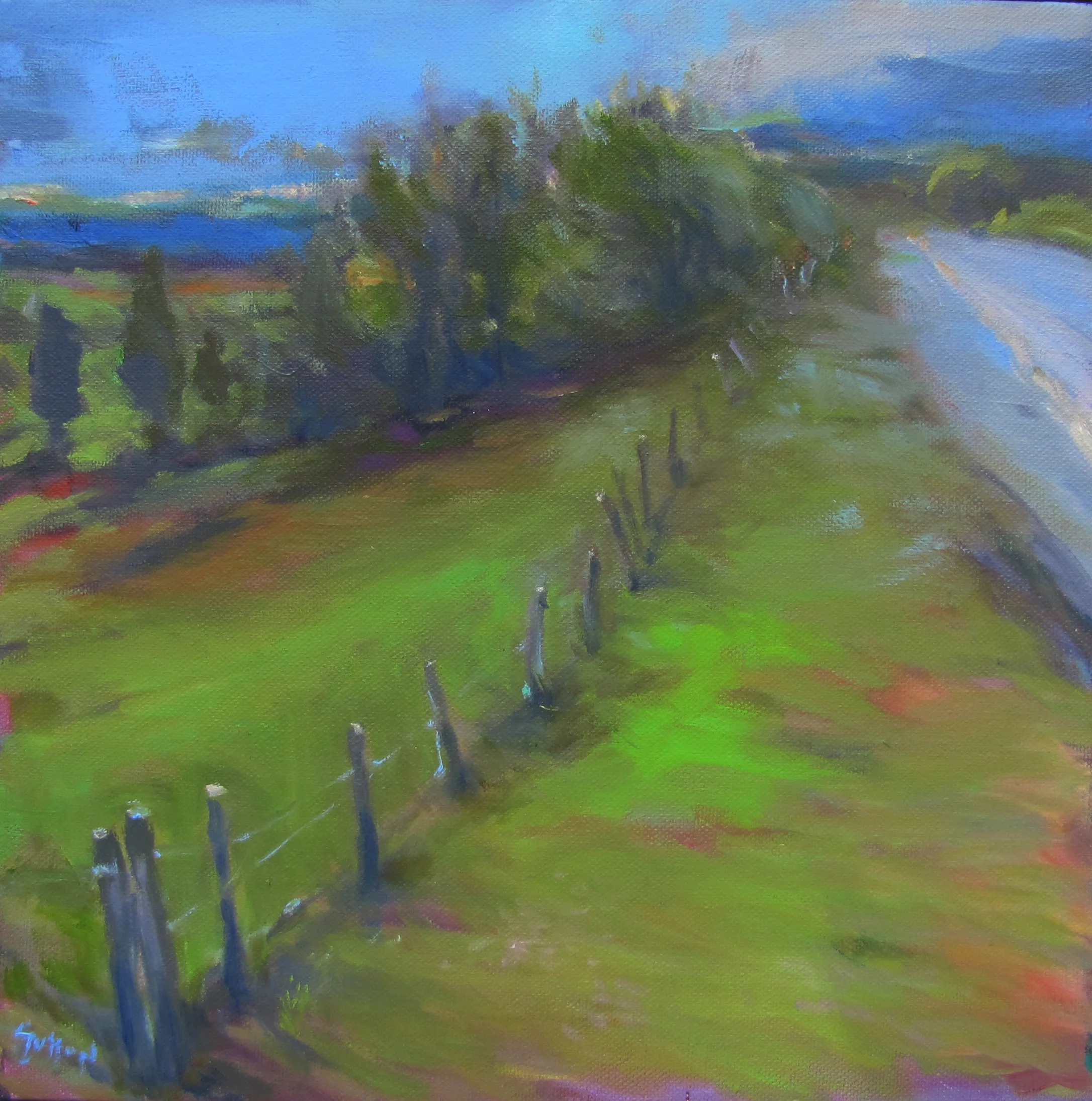 Sally Sutton "Highland Road Home" 12x12