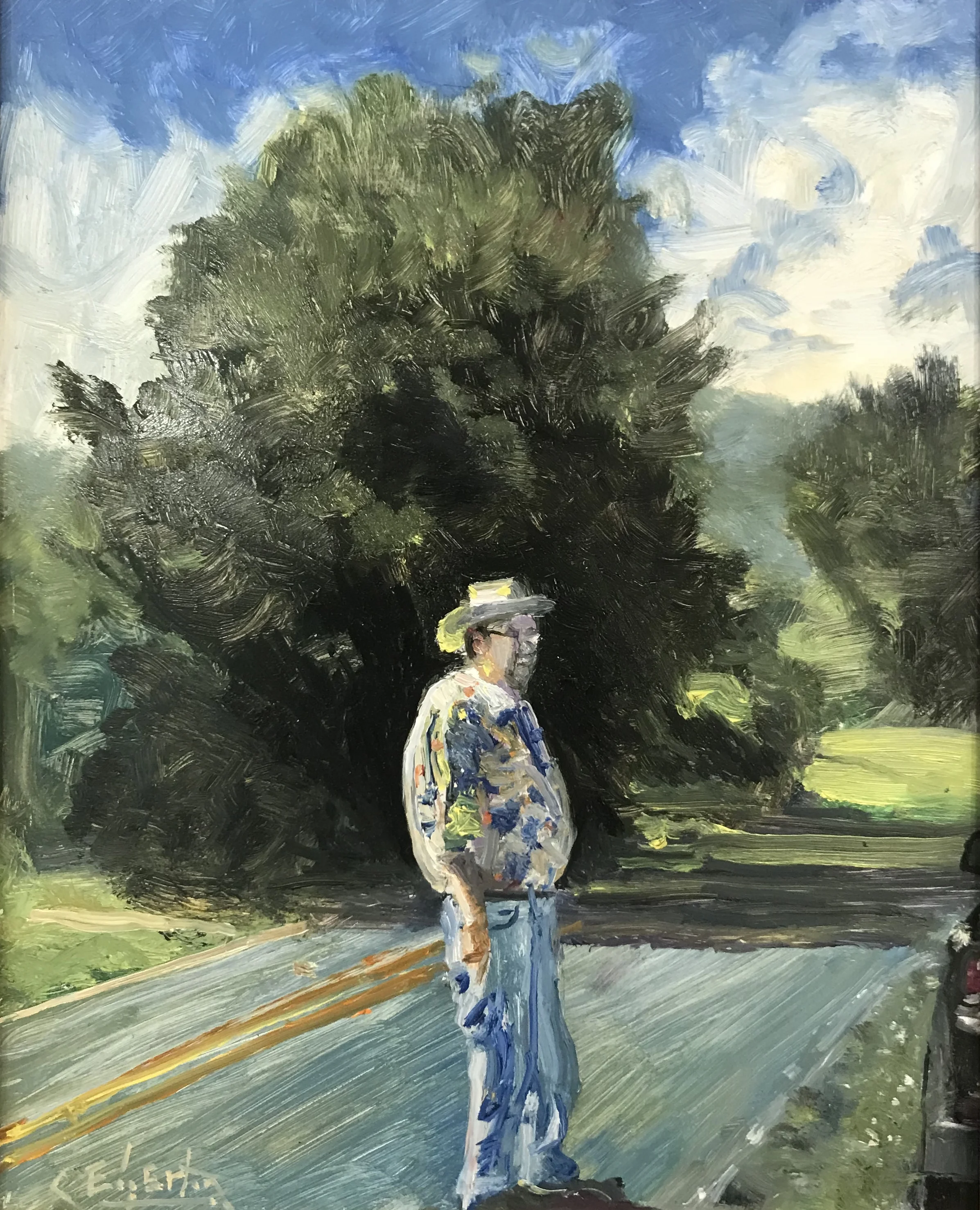 Man in the Road