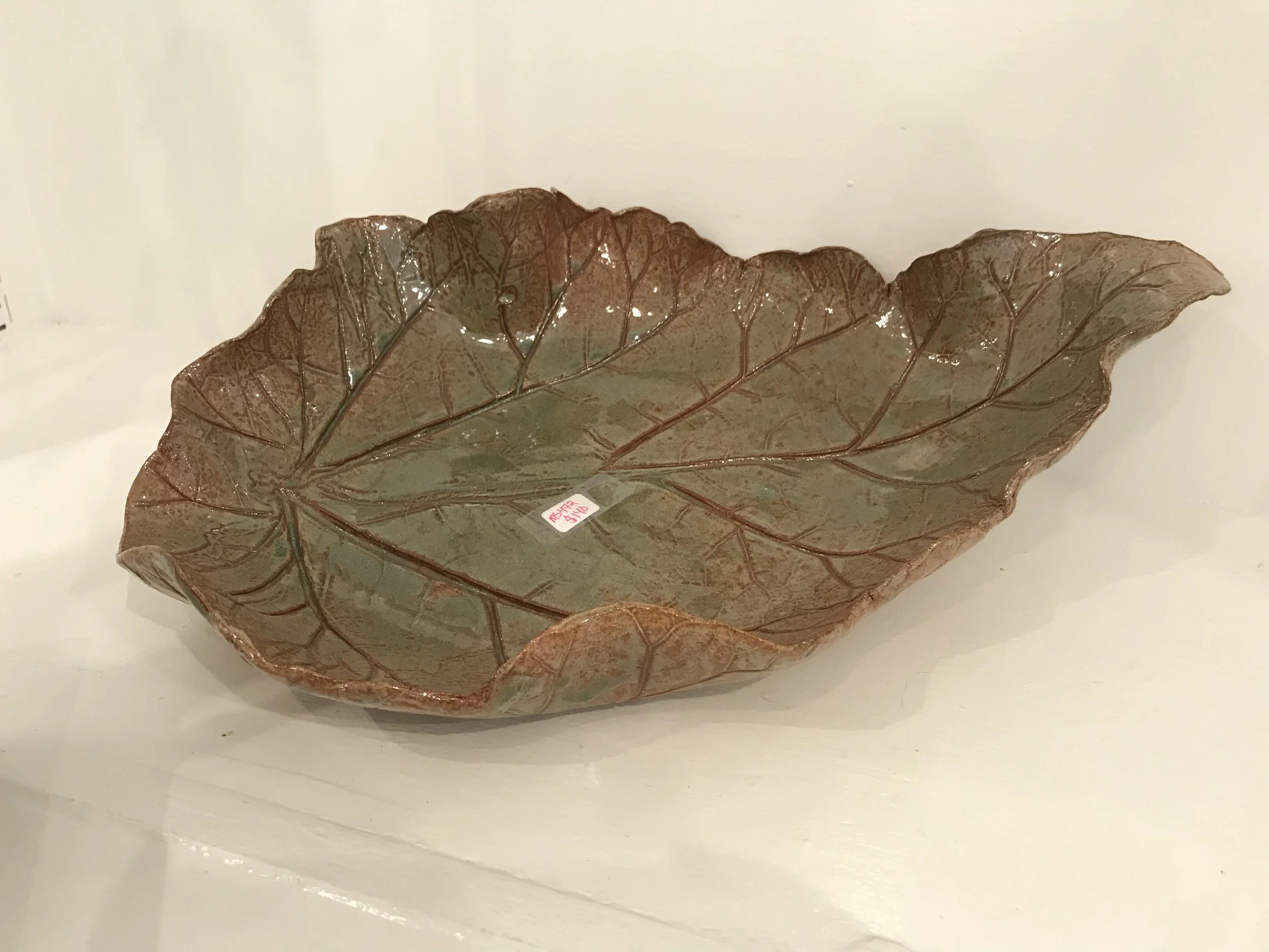 Rhubarb Leaf Platter