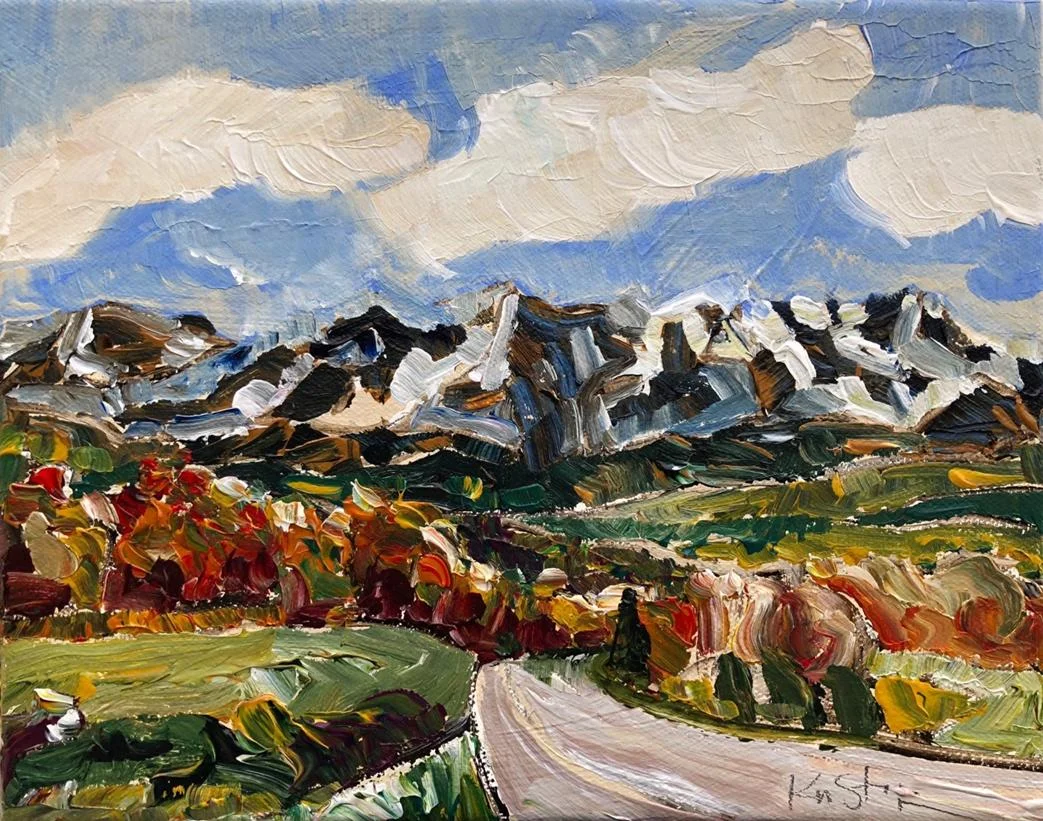 Kristin Gibson "Rocky Mountains Sky"