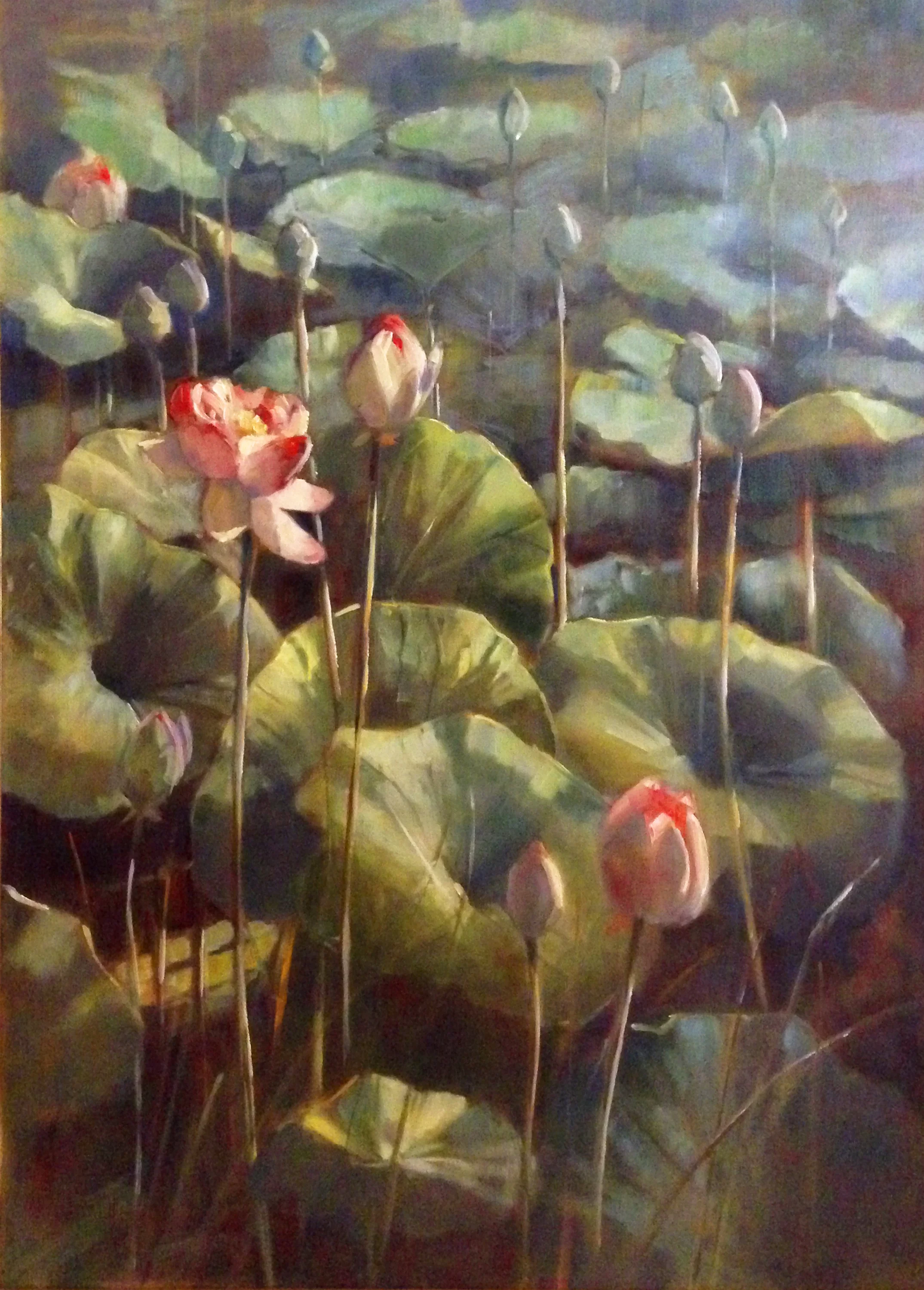 Lotus Blossoms at Giverny