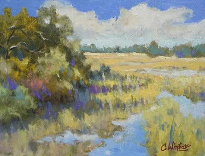 Summer Day Marsh 9x12w.jpg
