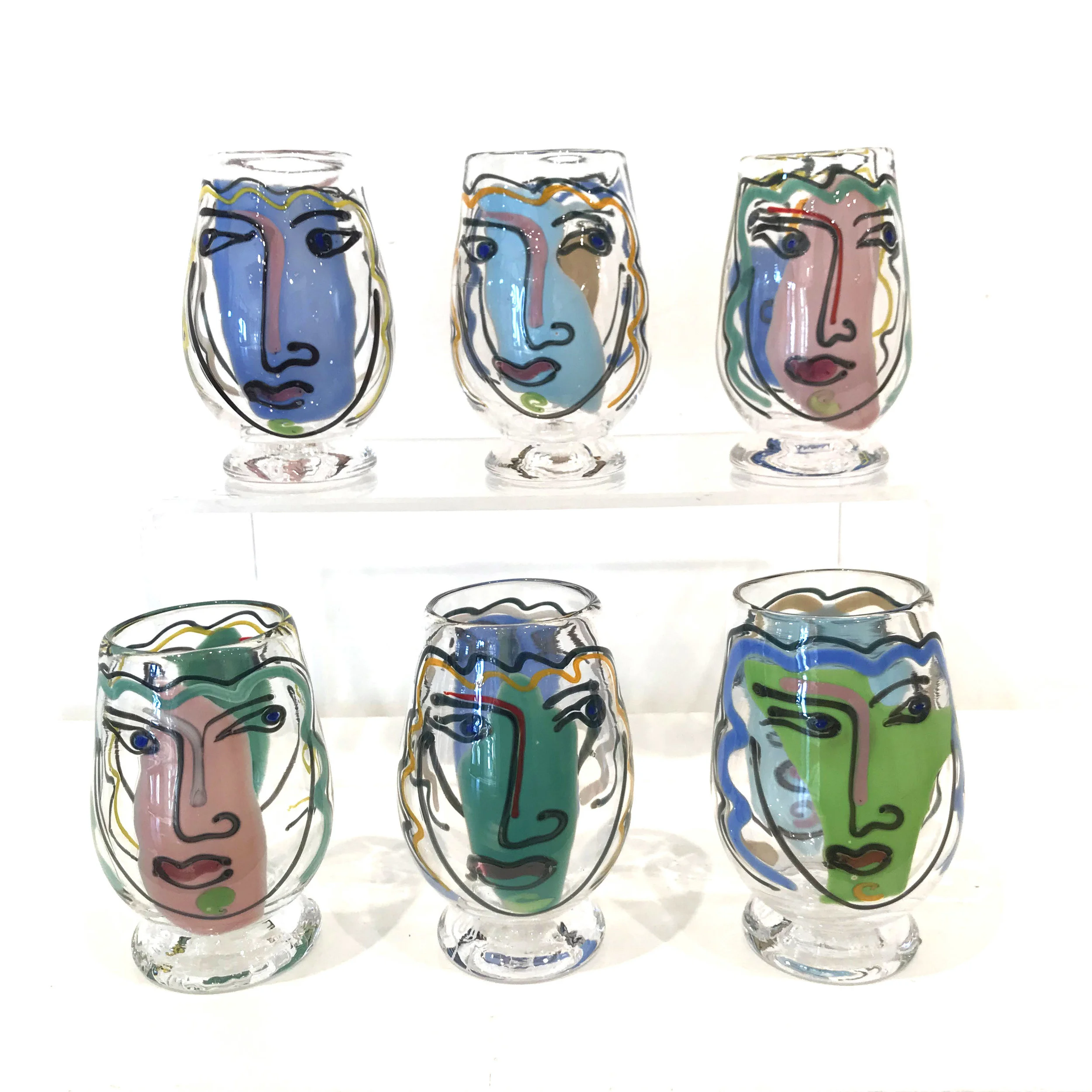 Face Wine Glasses