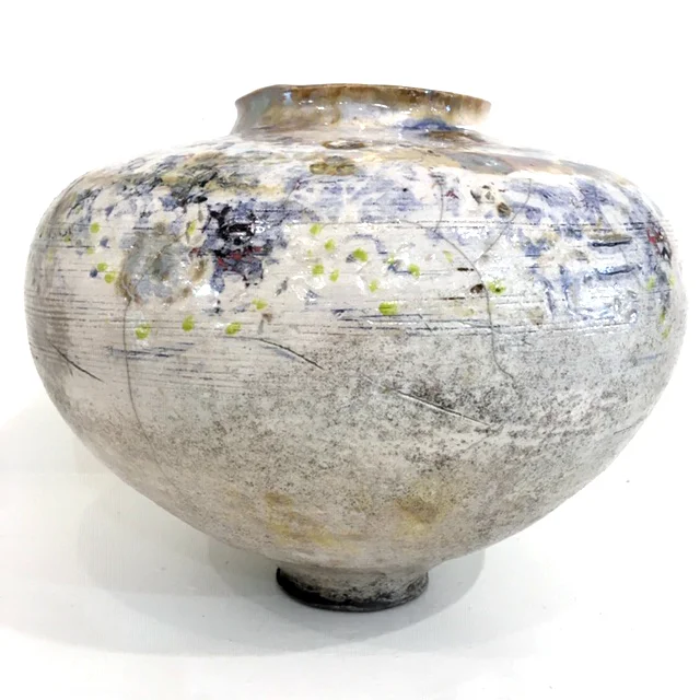 Large White Vase