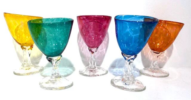 Transparent Wine/Cordial ~ 7"