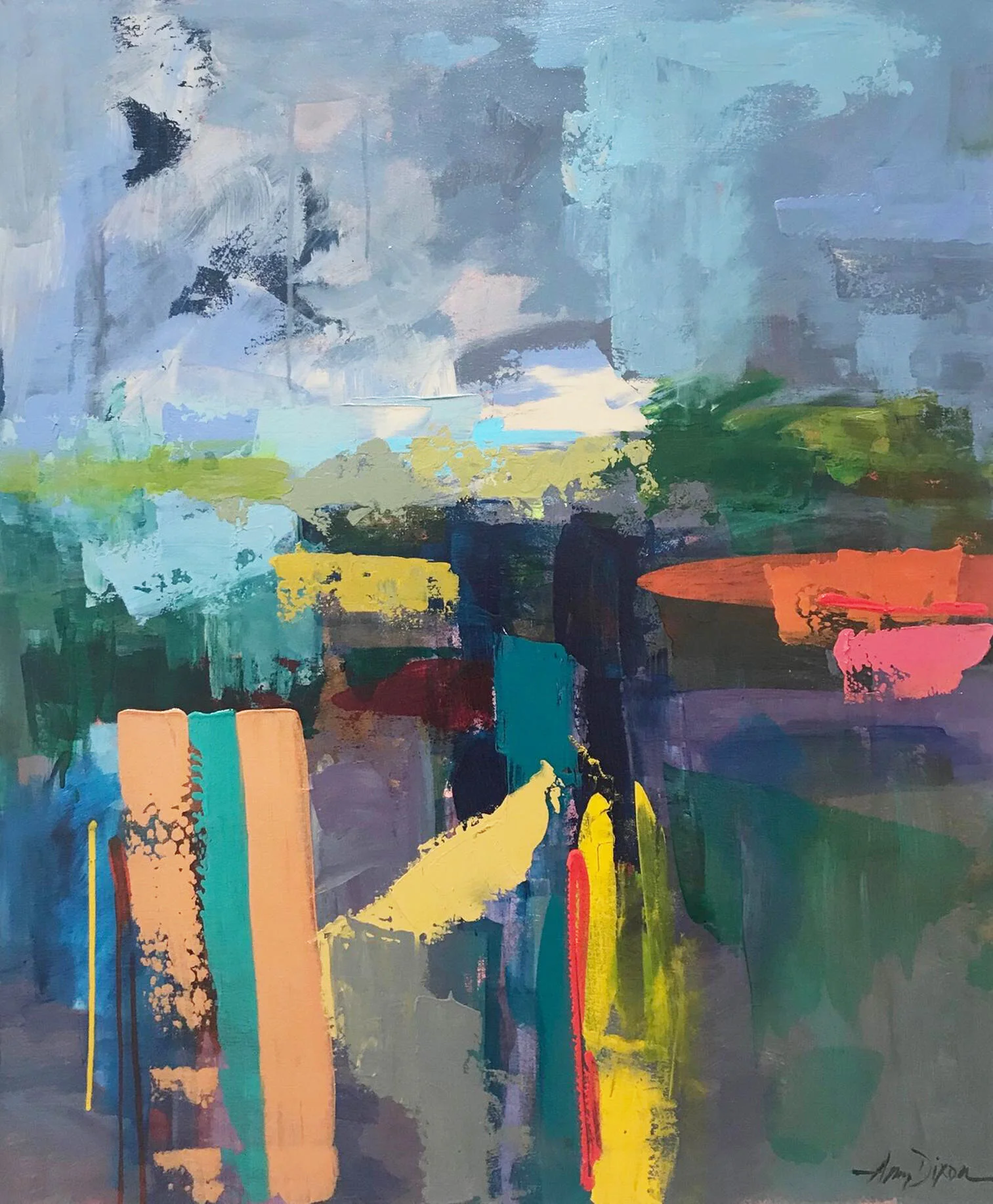 Amy Dixon "Stream of Time" 36x30