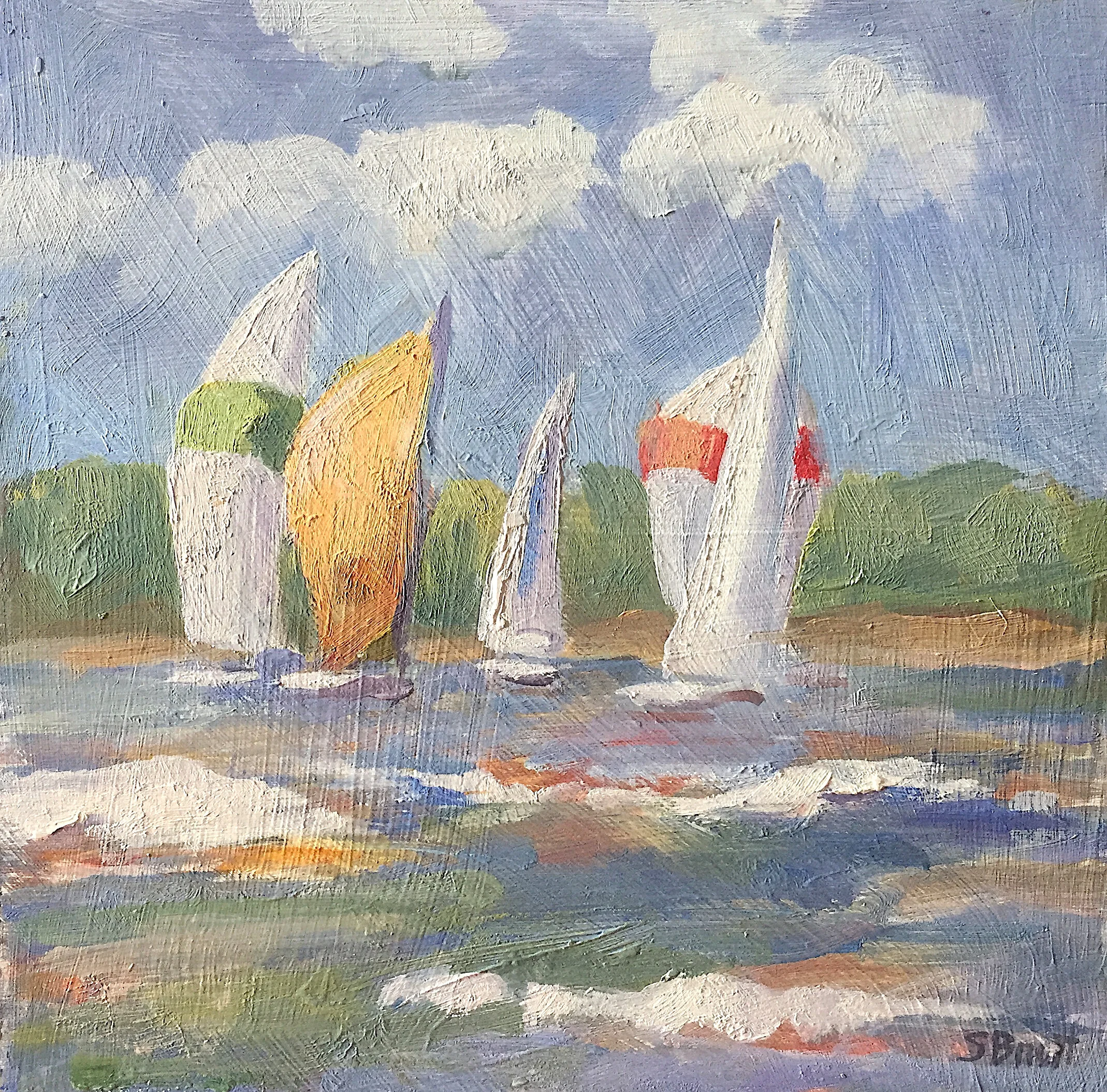 Whitecaps in the Harbor