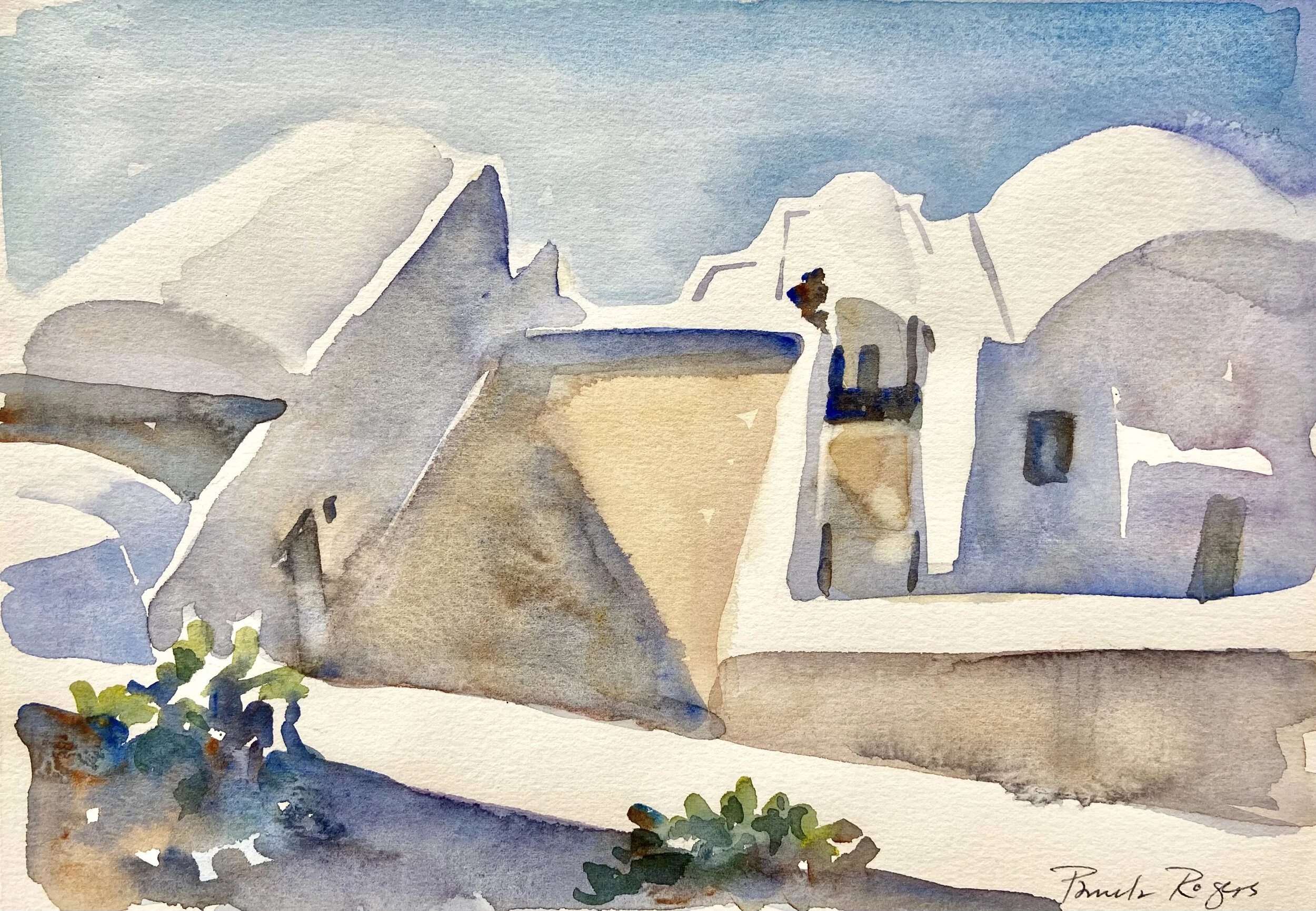 Imerovigli Santorini 7x10 $400.jpg
