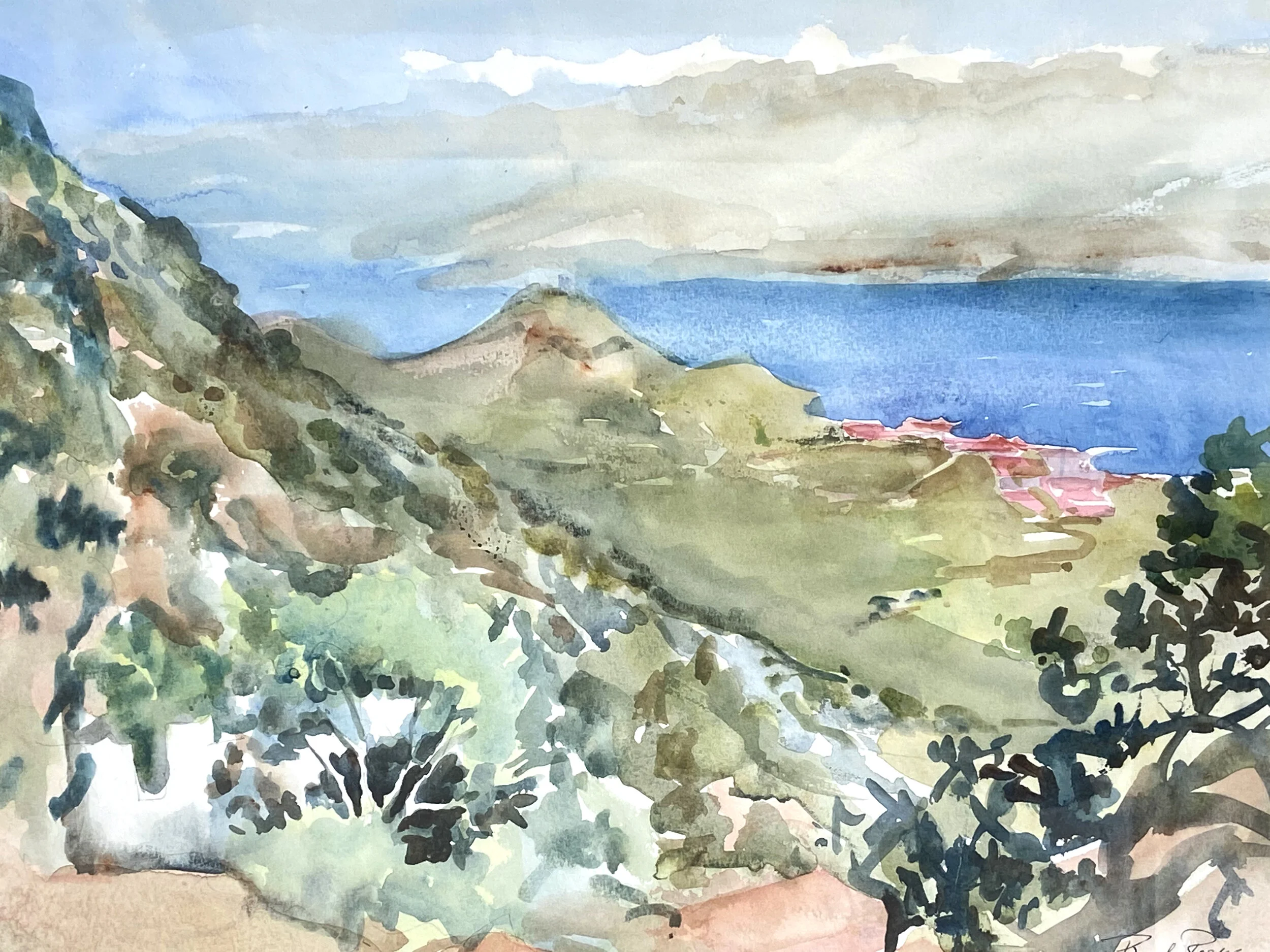 Aegina Island View 12x16 550.jpg