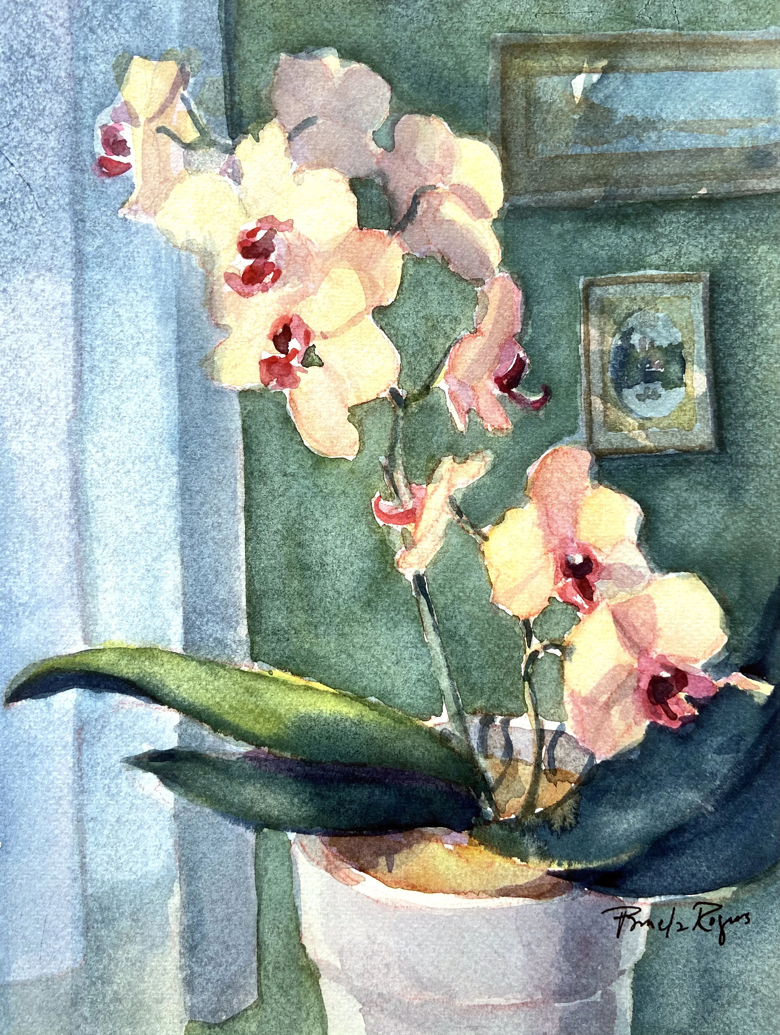 Blooming Orchid  9.25x11.5 $410.JPG