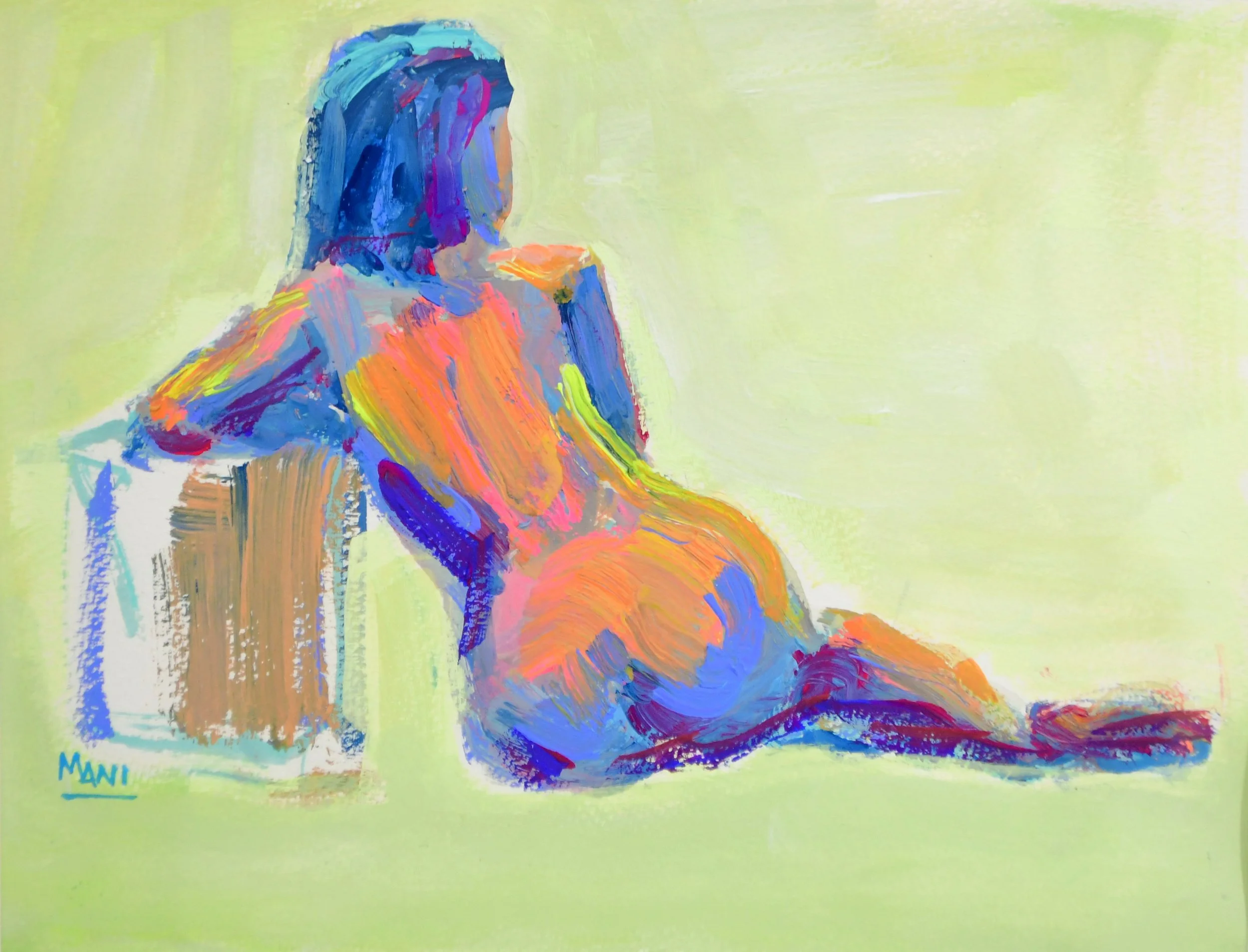 Back in Chartreuse 11x14 $250.JPG