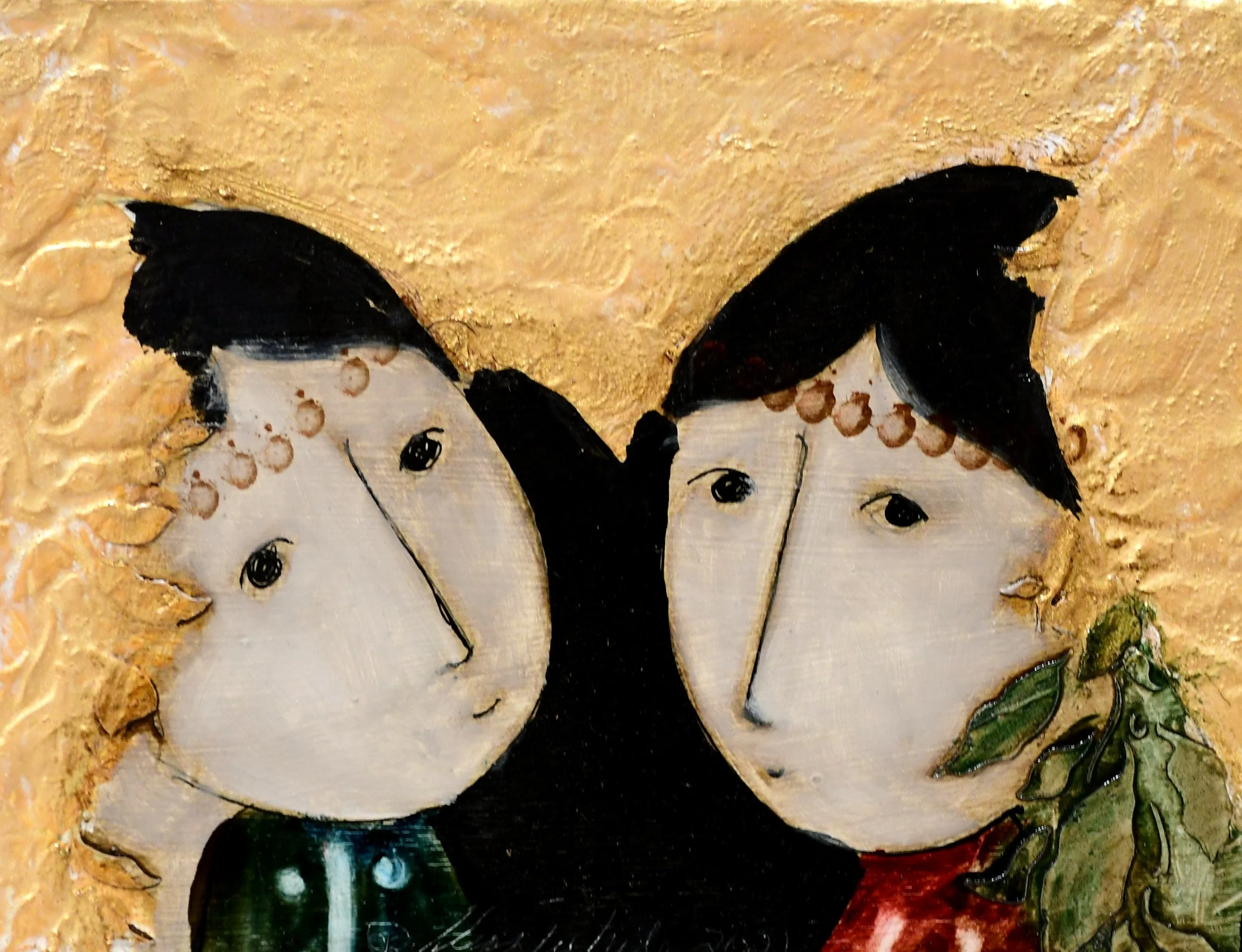 Two Ladies with Beads 6x8 $150.JPG