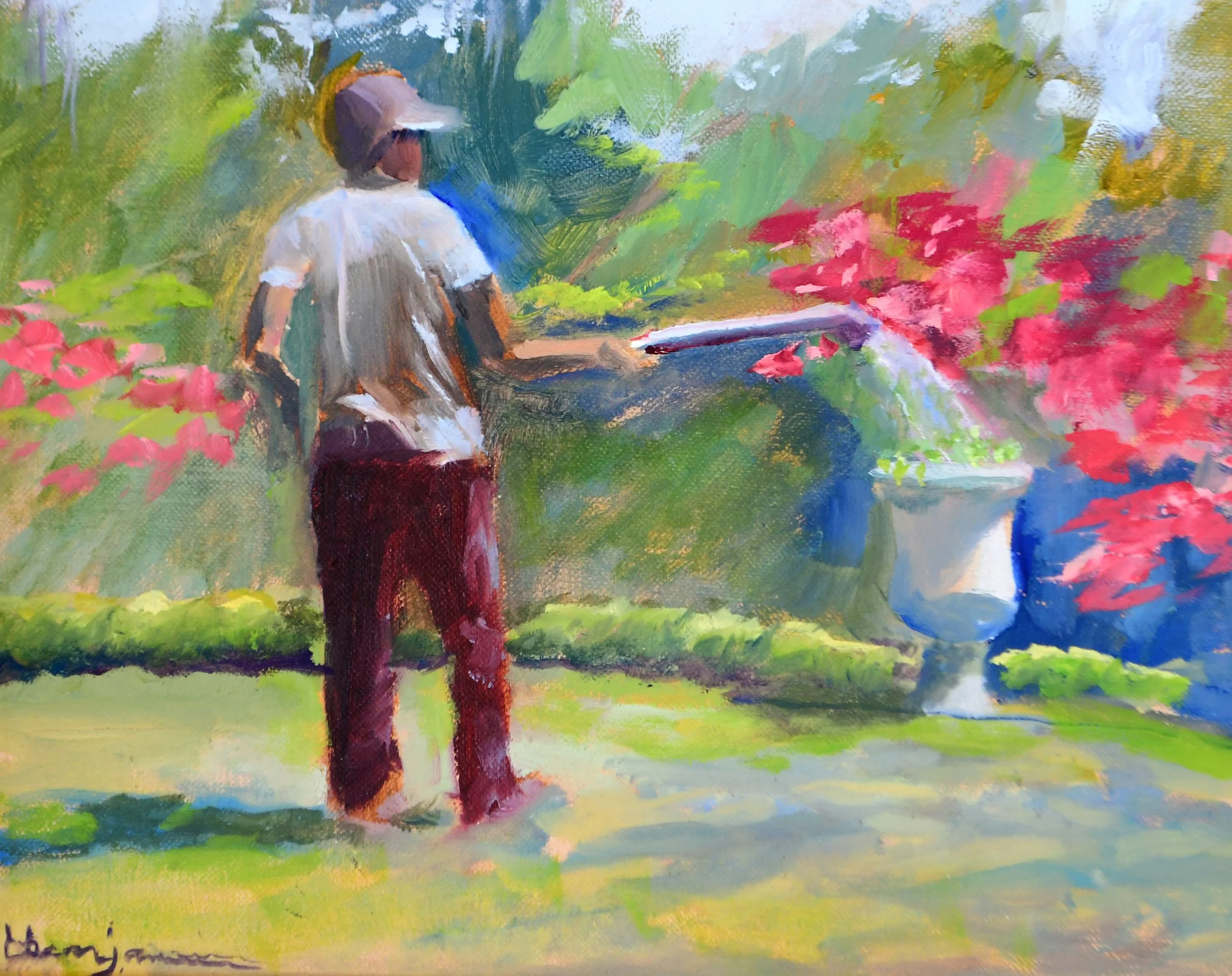Tending His Garden 8x10 $400.jpg