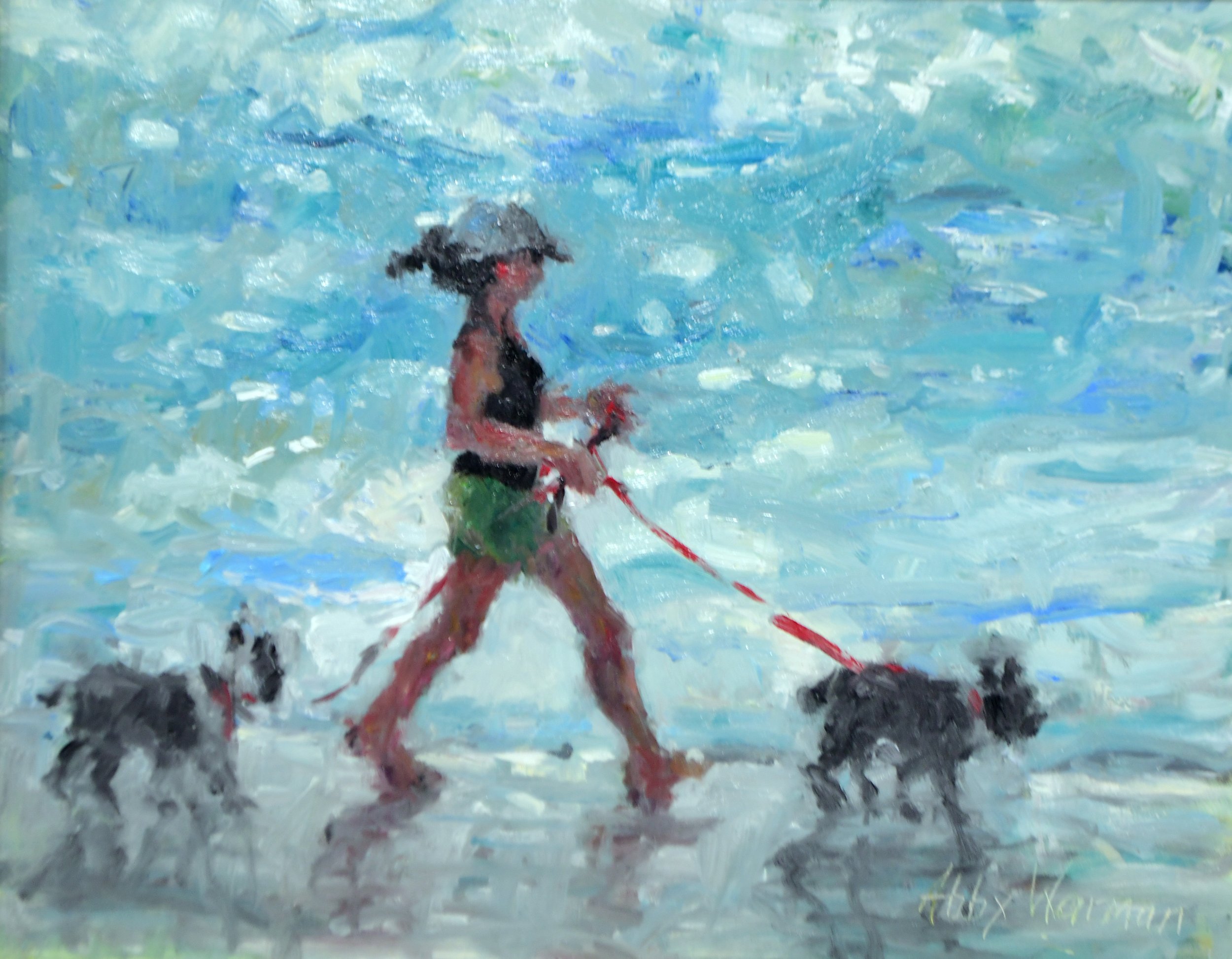 Dog Walker 16x20 $1800.JPG