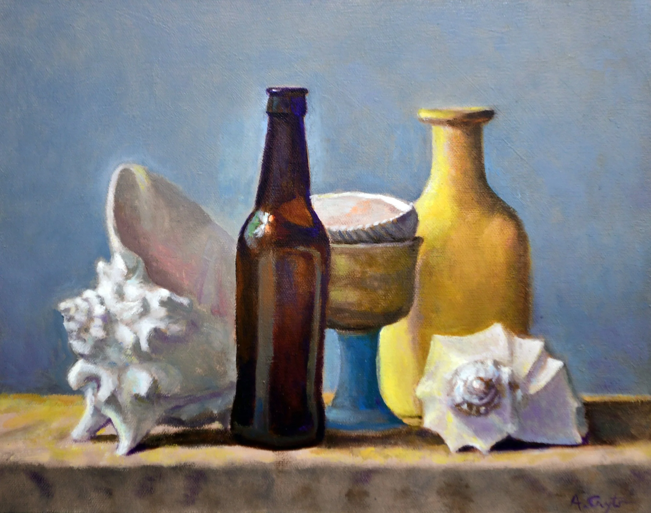 Bottle with Shells 11x14 $350.jpg