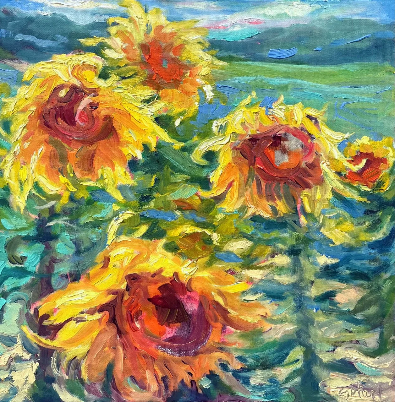 Sunshine Greeters 12x12 $450.jpg