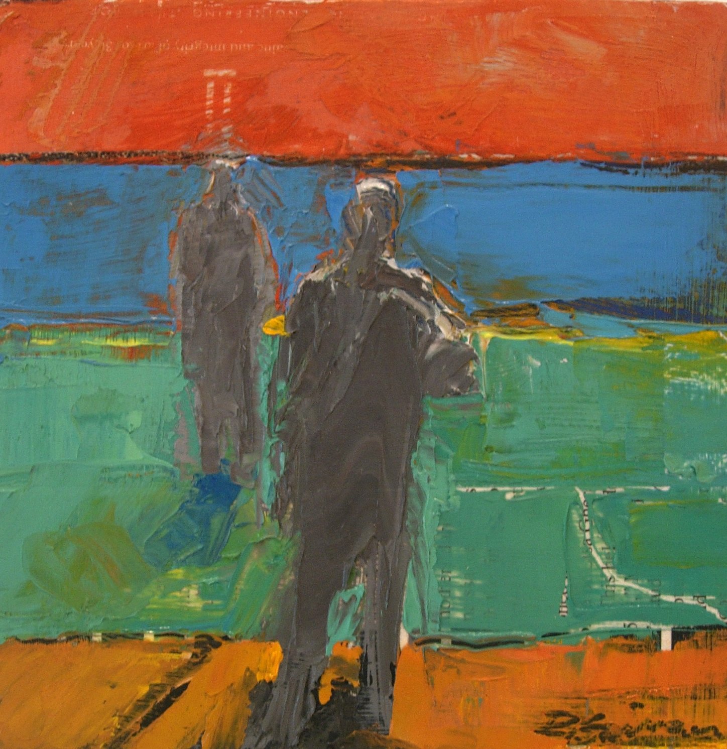Study for Figures on Lawn I