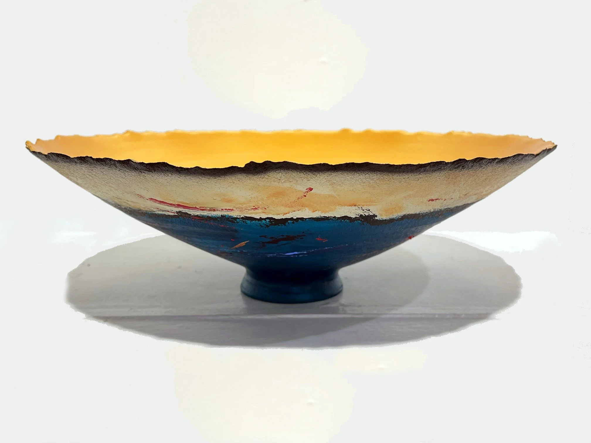 Green Gold Cityscapes Prosperity Bowl