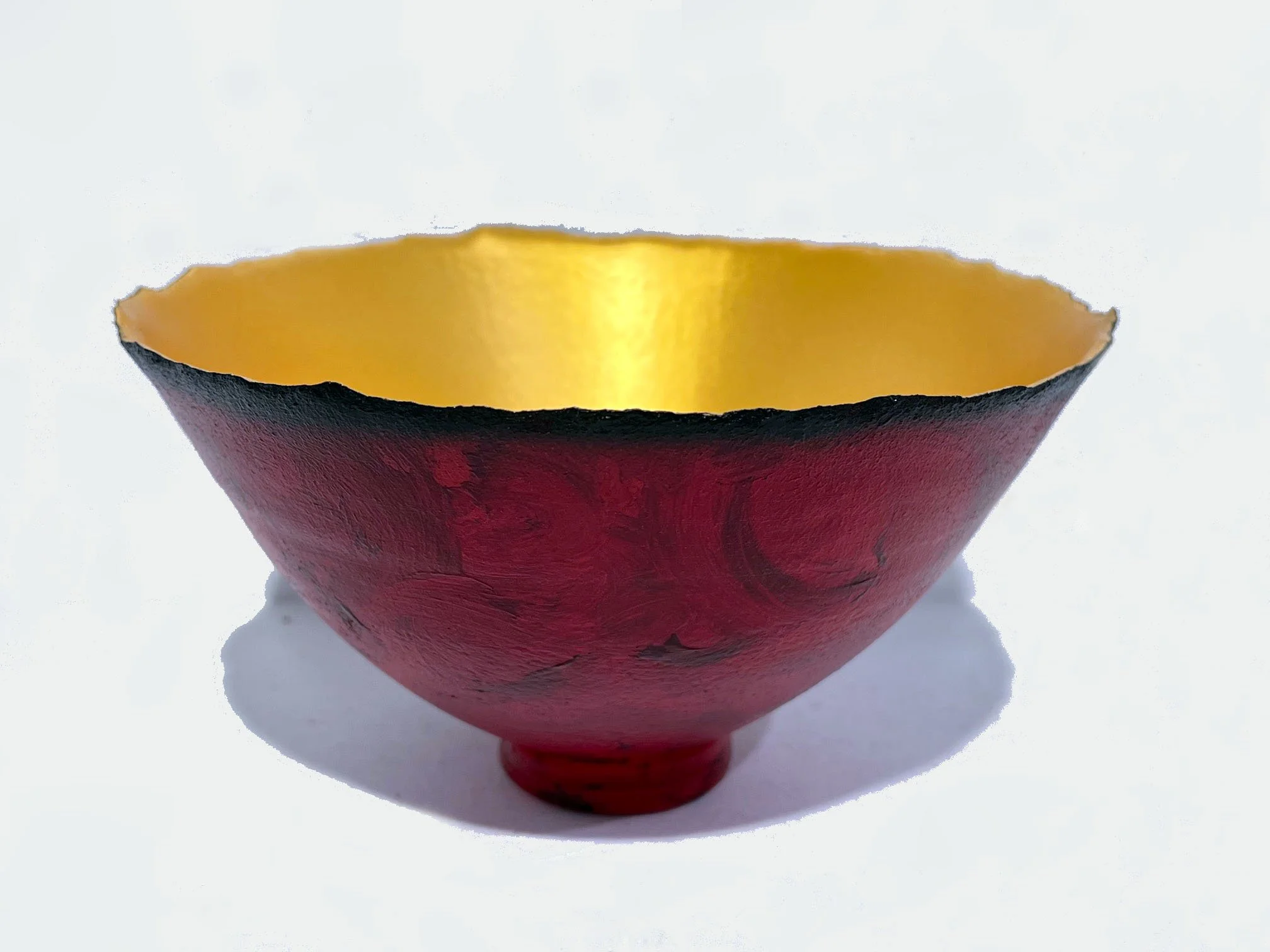 Painterly Red Prosperity Bowl