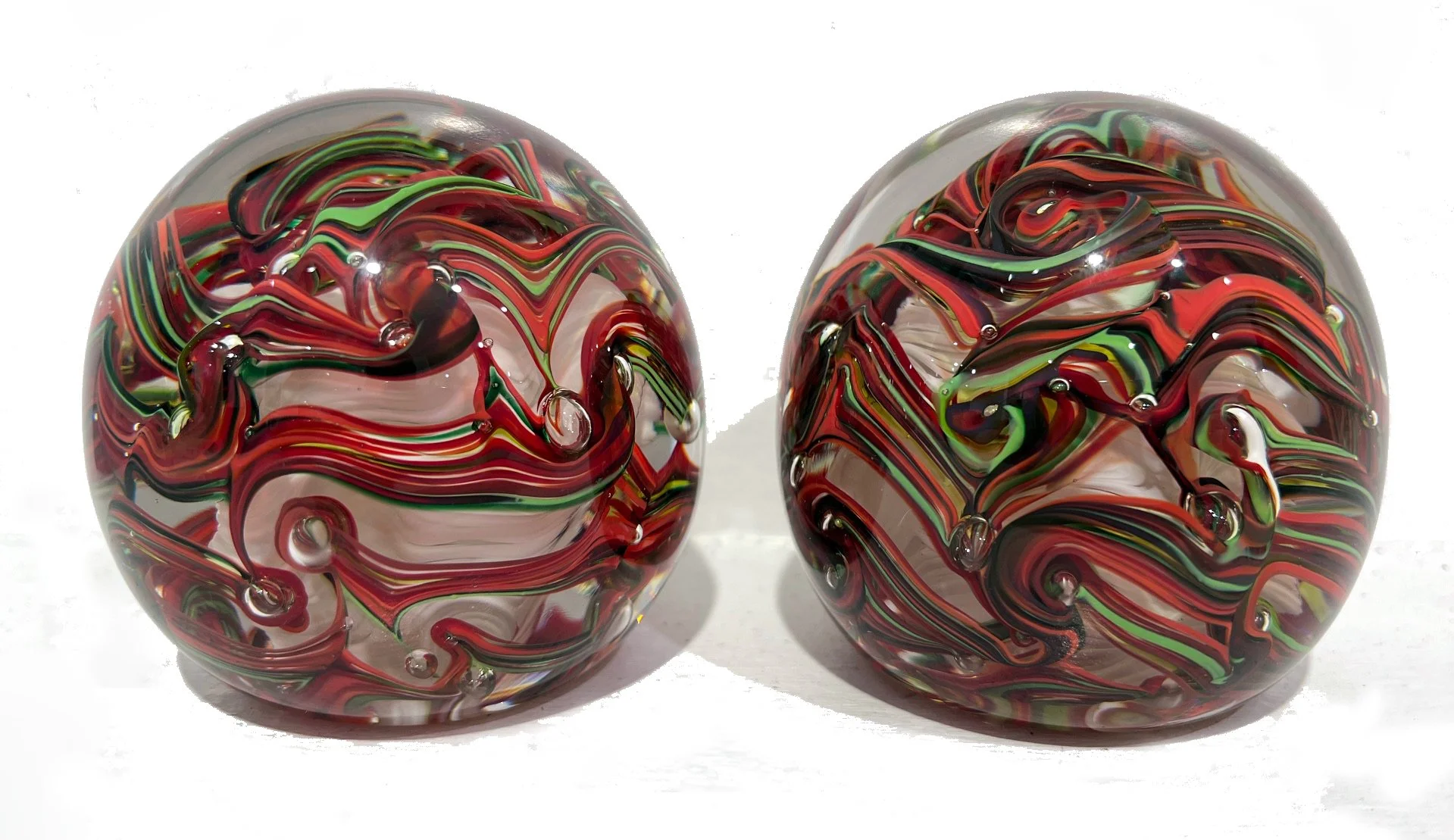 Holiday White Paperweights