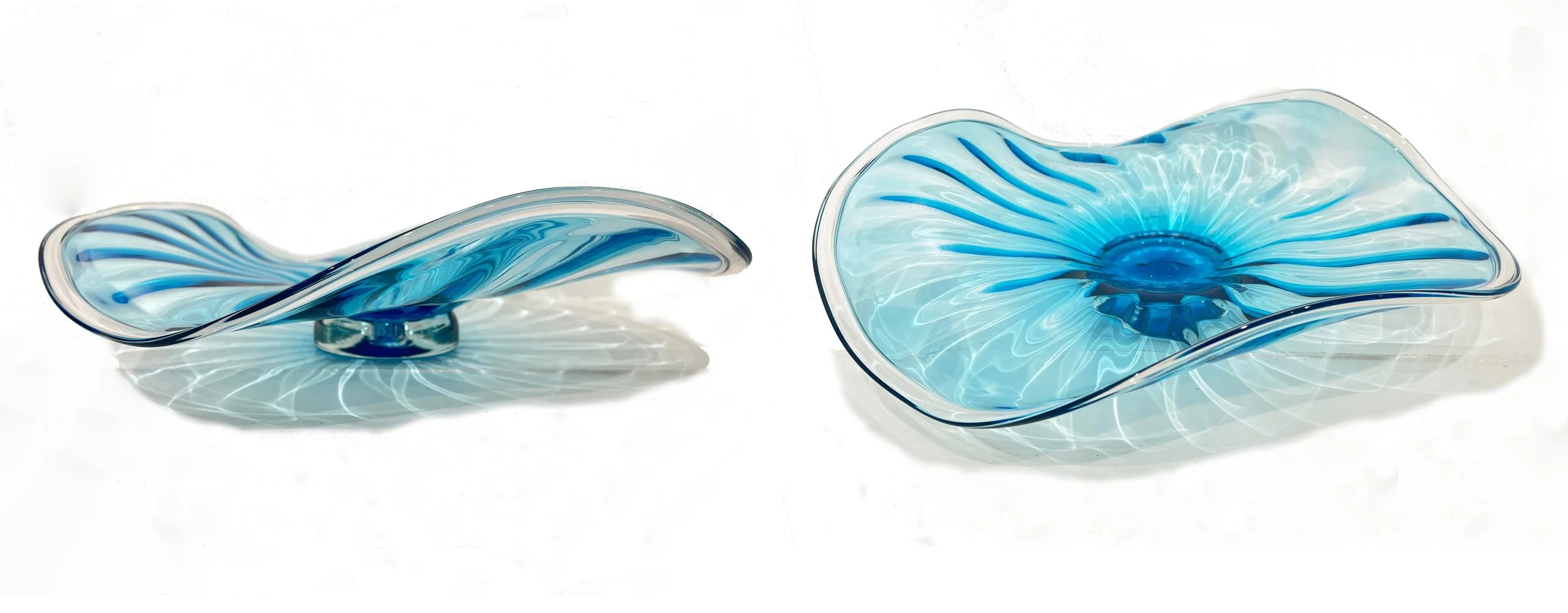 Copper Blue Lily Pad