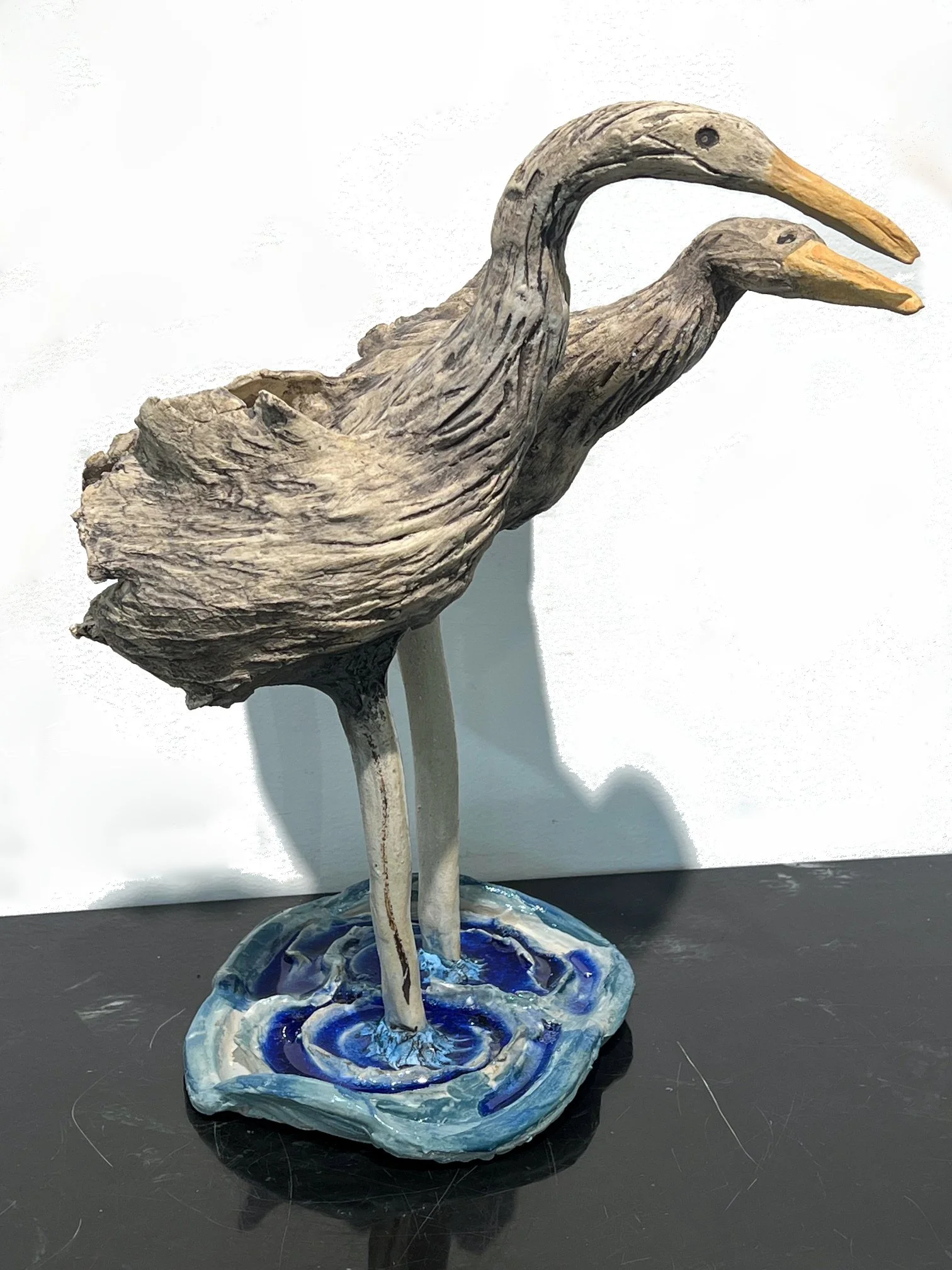 Double Bird Sculpture