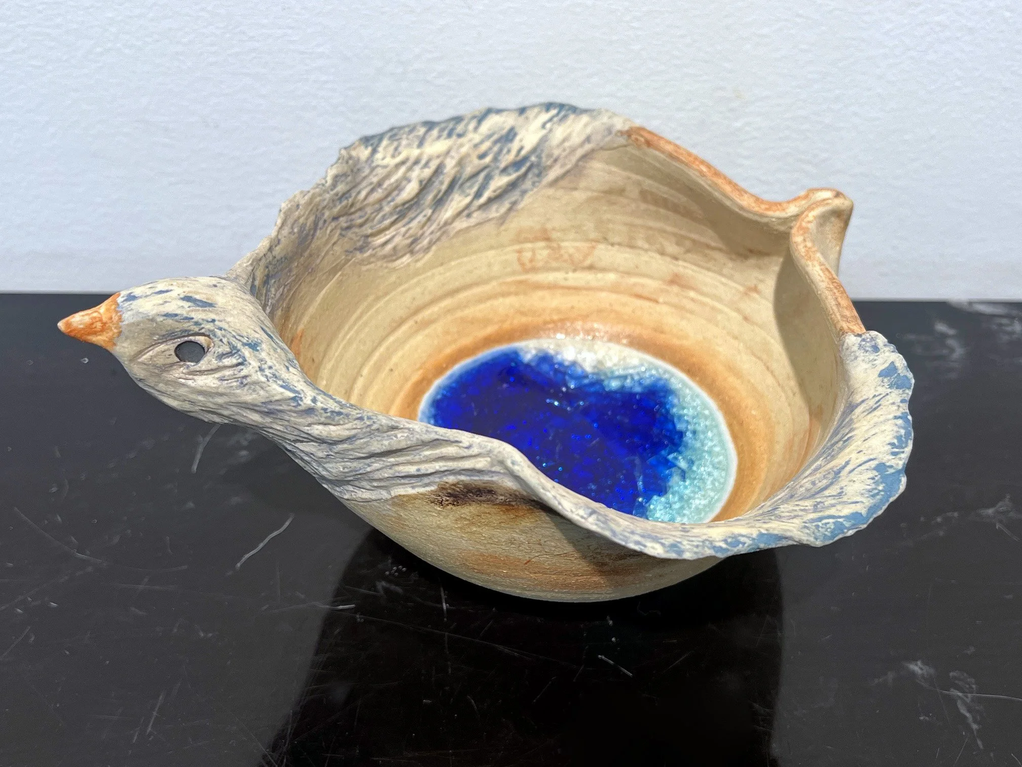 Dark Blue Bird Bowl