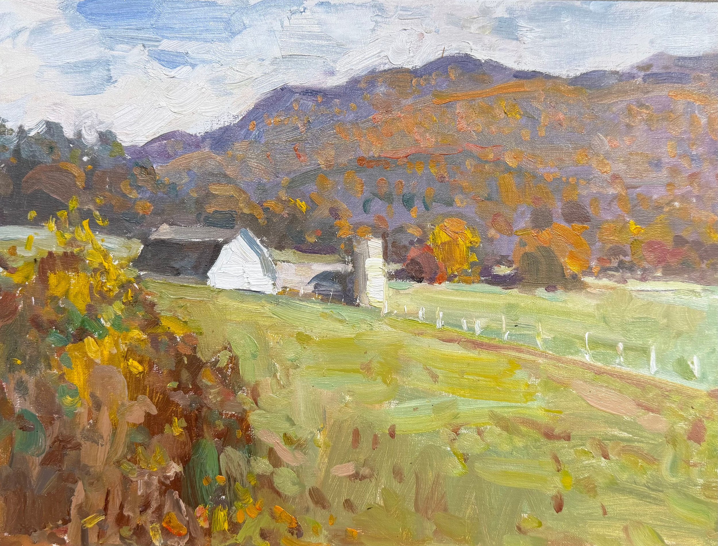 White Barn, Autumn