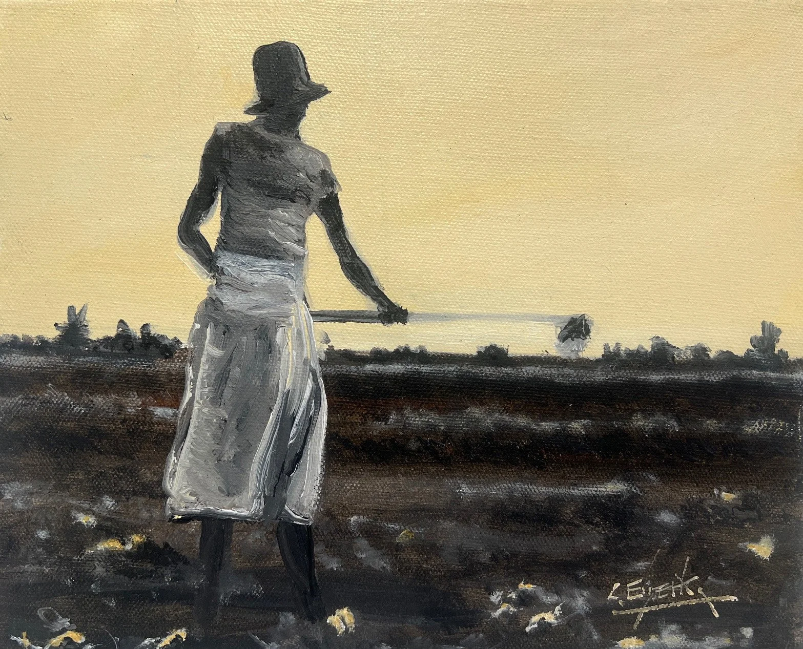 Chopping in the Fields (Study)