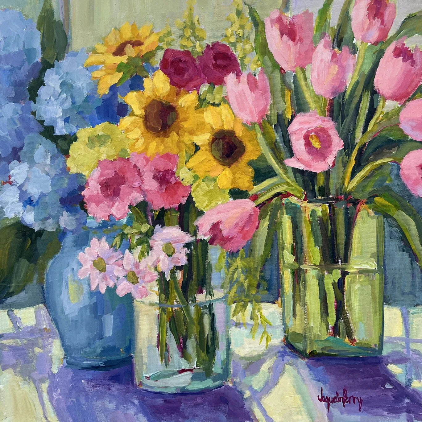 Sunflowers & Tulips