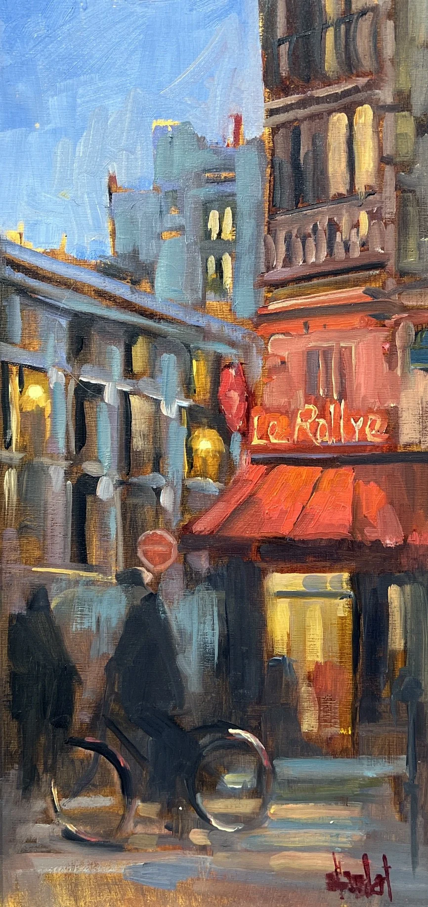 Dusk in Paris