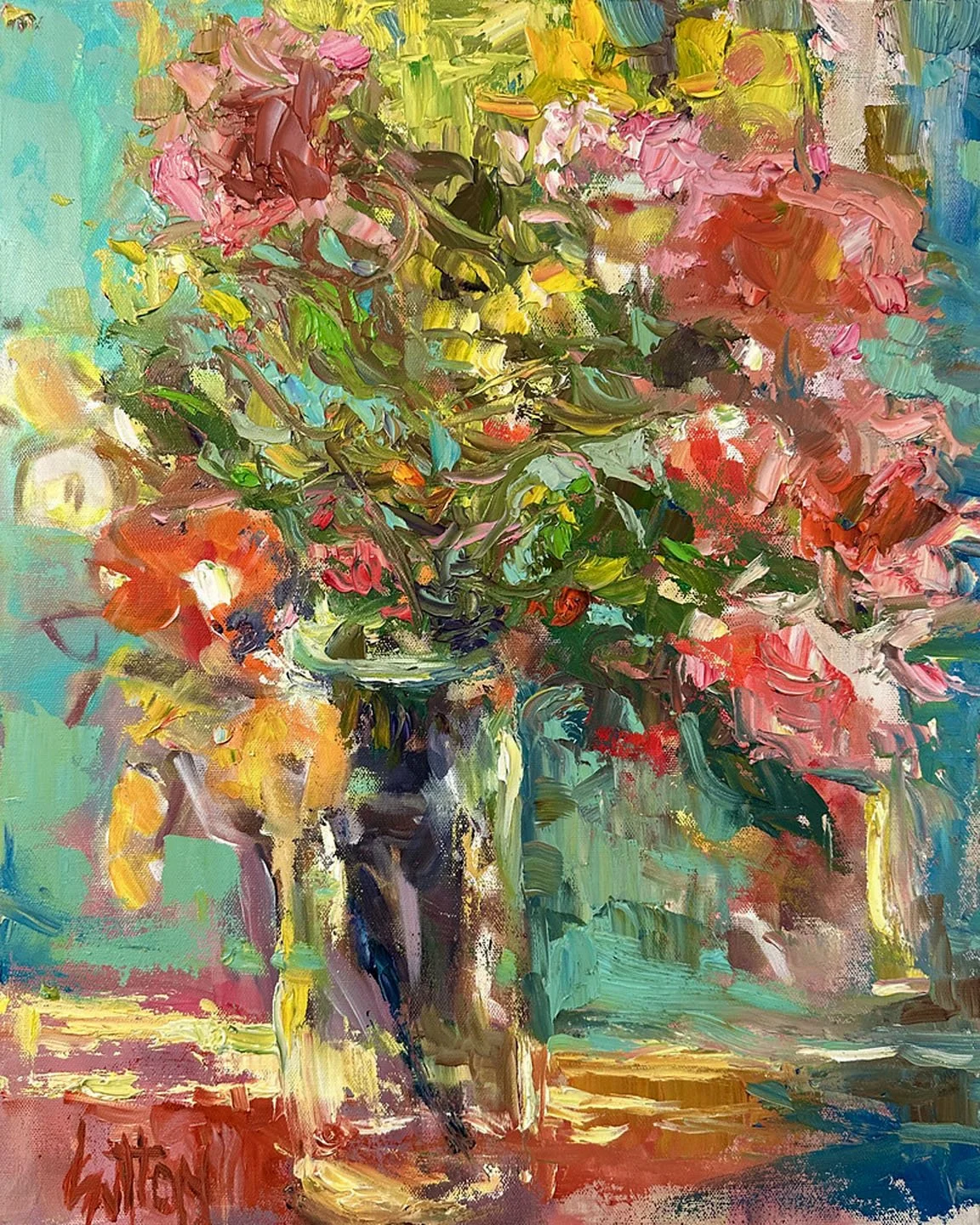 Flowers in a Glass