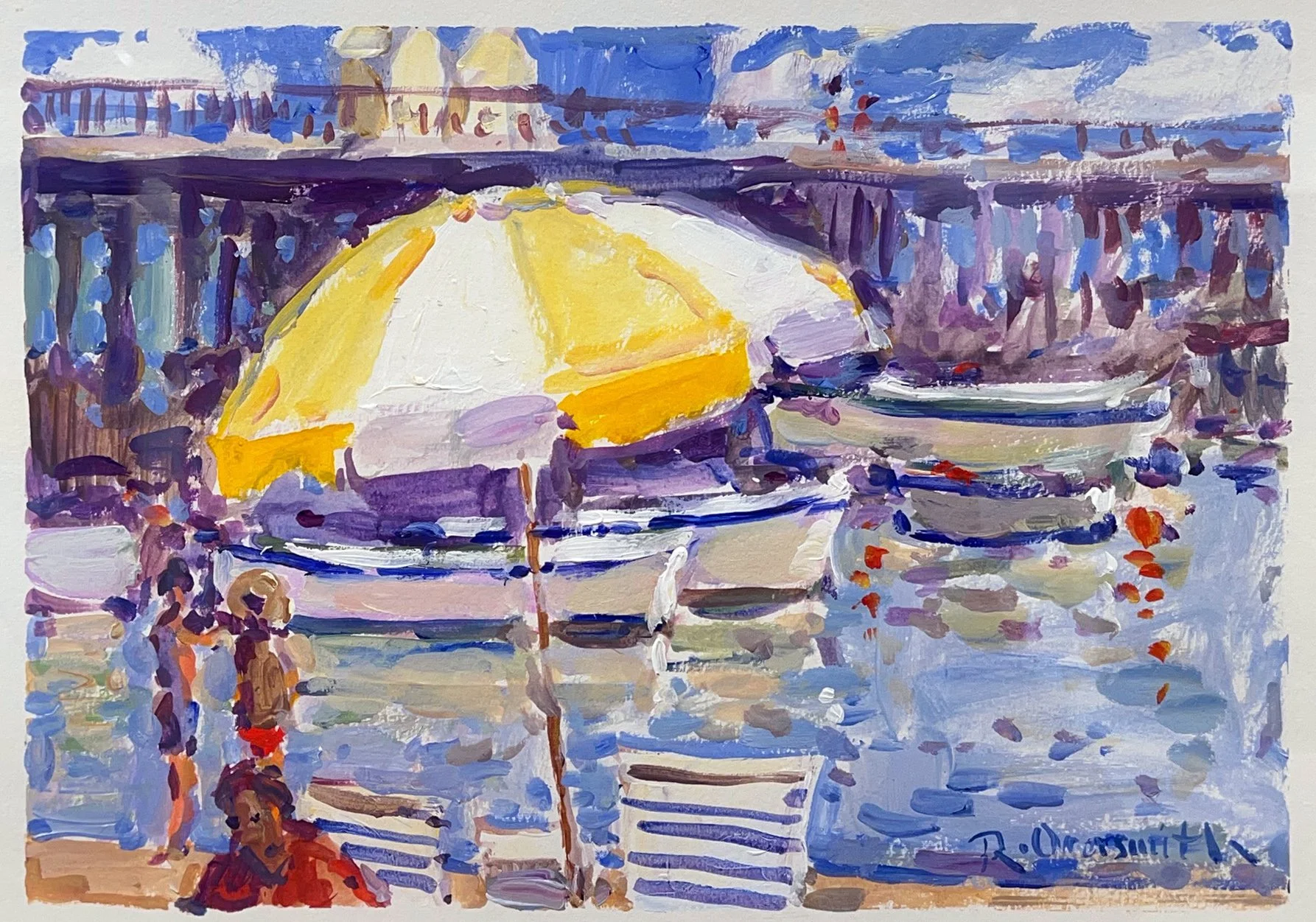 Yellow Umbrella 9.5x13.5 $1100.jpg