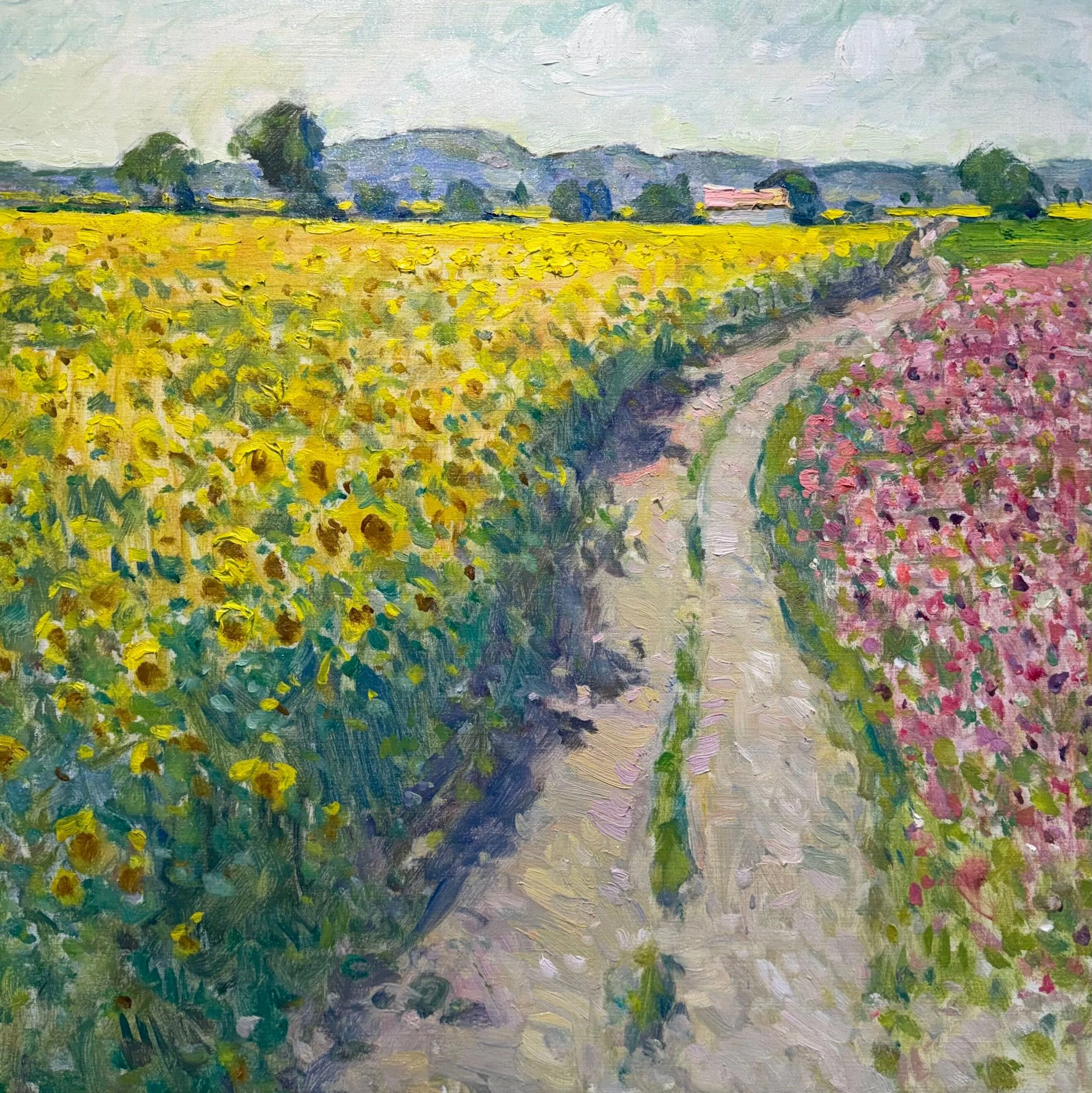 Southern France Flower Fields 30x30 $6800.jpeg