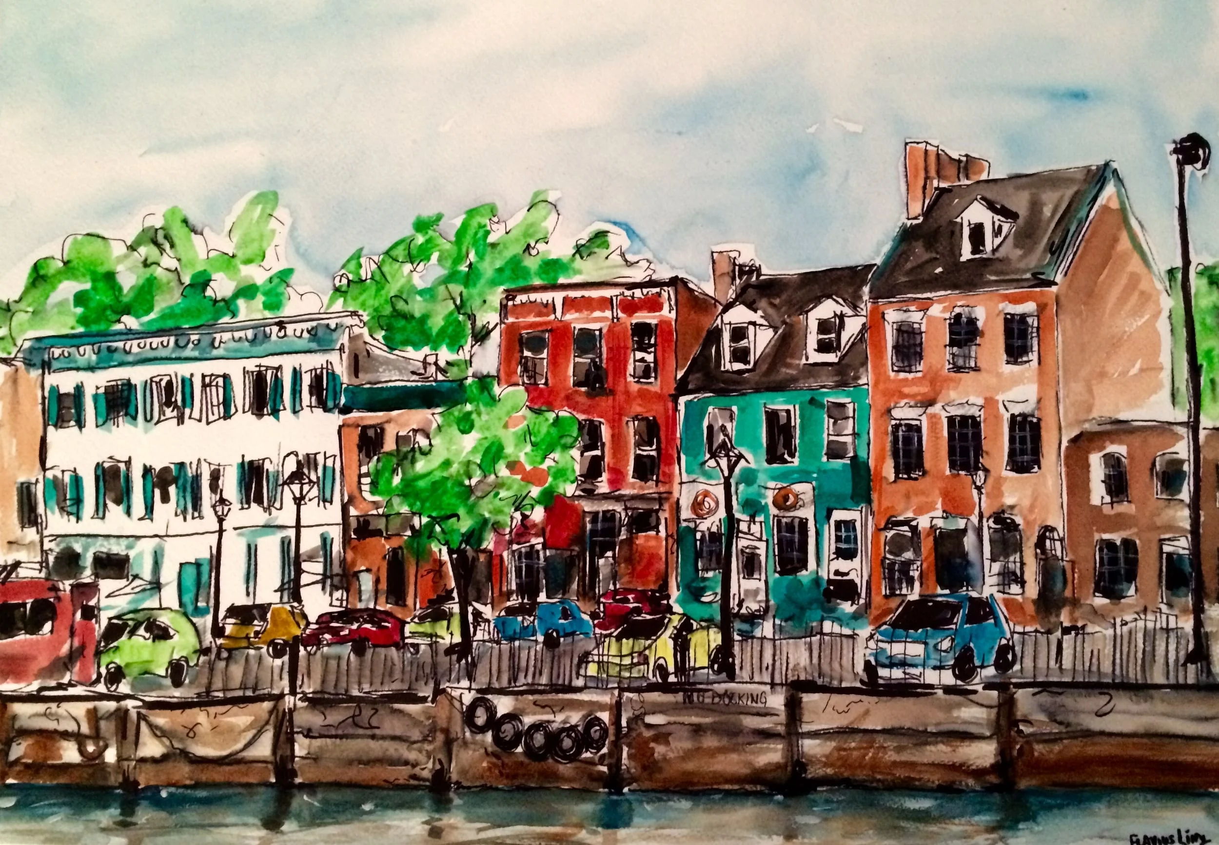 A Friend's House at Christmas