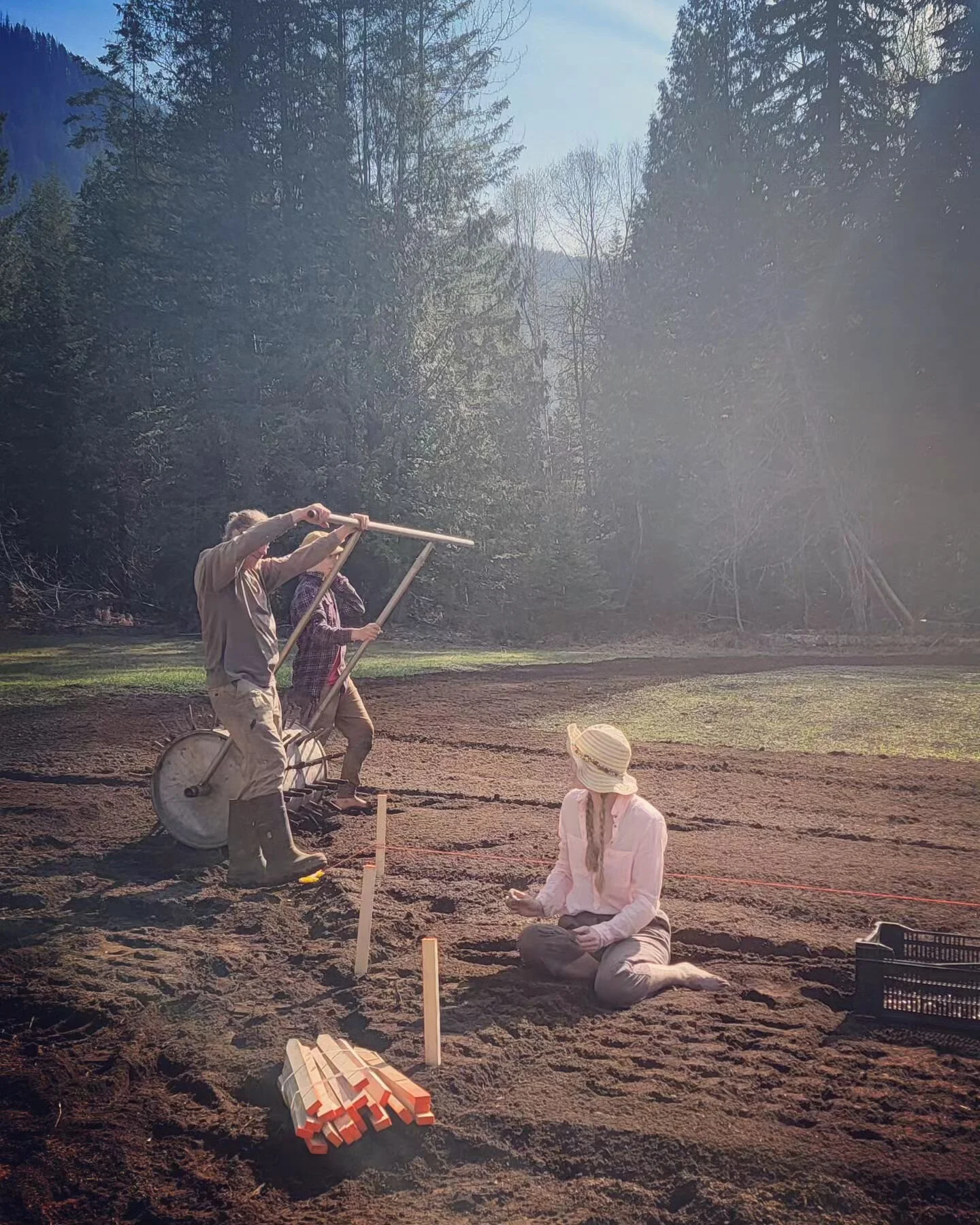A day in the life of a garlic farmer:)

Our spring planting took place on April 30th and May 1st, 2023. We were joined by a few neighbours, friends and volunteers. It was a beautiful day in the field. 

If anyone is interested in learning about garli