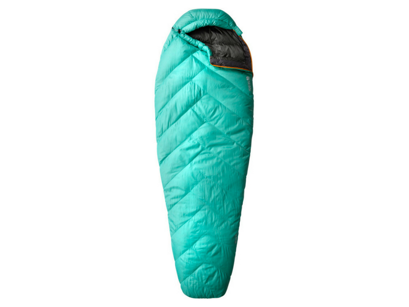 15.) Mountain Hardwear Heratio Sleeping Bag - Buying a good sleeping bag is an investment. The lighter, warmer, and smaller they pack down the more expensive. Down sleeping bags are superior to synthetic in all these areas.PRO TIP: if you are looking for a sleep system as a couple, get 2 sleeping bags that have the zipper on the opposite side. That way you can zip them into each other and have a big cozy sleep together.