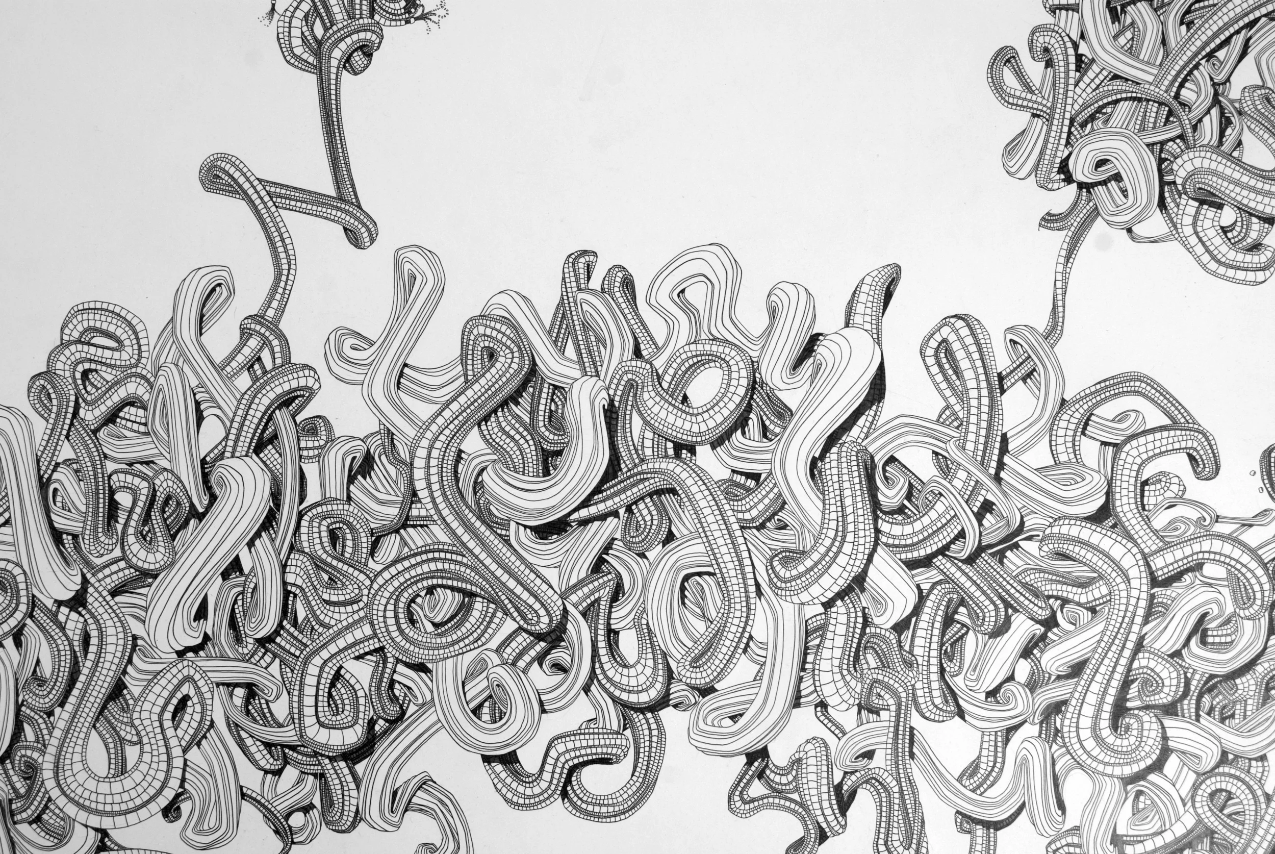 Graphite, 4x8 feet (detail)