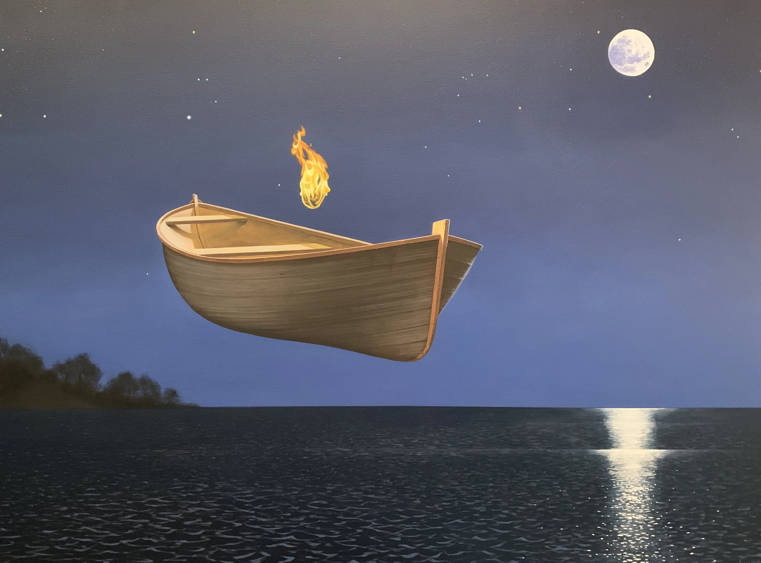 Guiding Light - 48"x36” oil on canvas