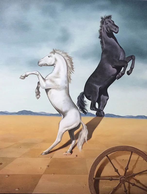 "The Chariot" 16"x20' oil on panel