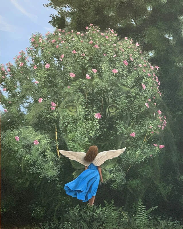 "Strength" 16"x20' oil on panel