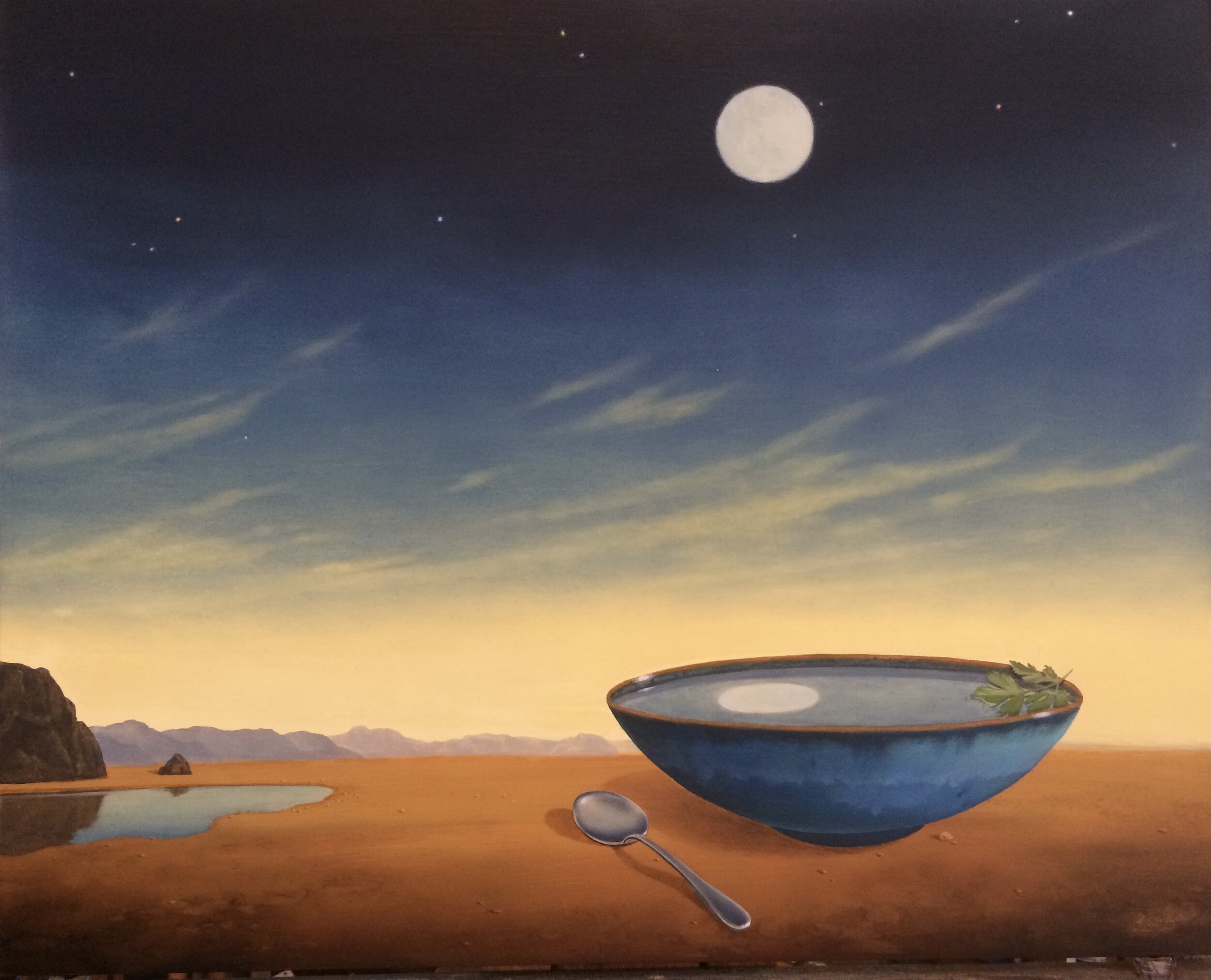 Moon Soup - 16"x20” oil on panel - SOLD