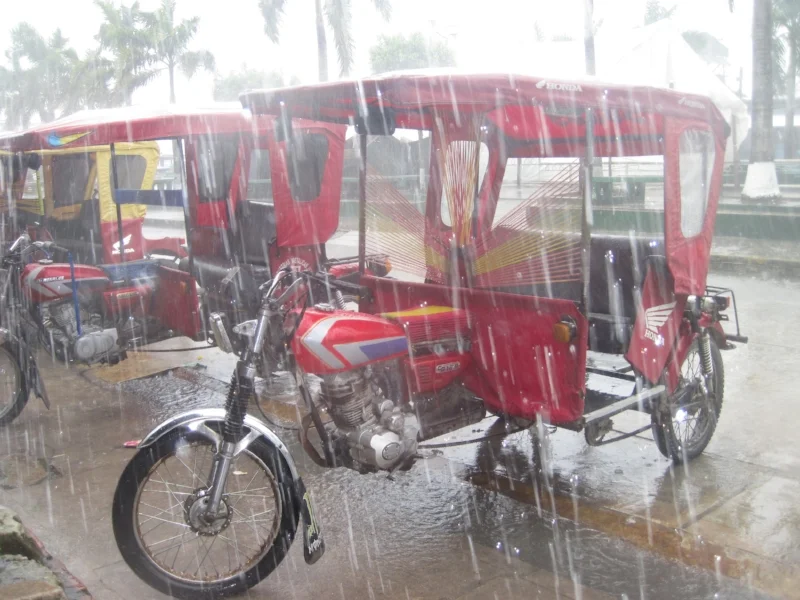 How hard does it rain?