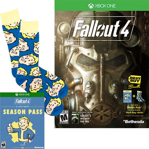 Free pair of Fallout socks when you preorder the game and the season pass.