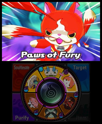 Jibanyan knows how to kick some Yo-Kai butt.