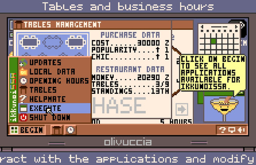 Manage everything from suppliers, tables, hours, profit margins, and more in Pizza Express.