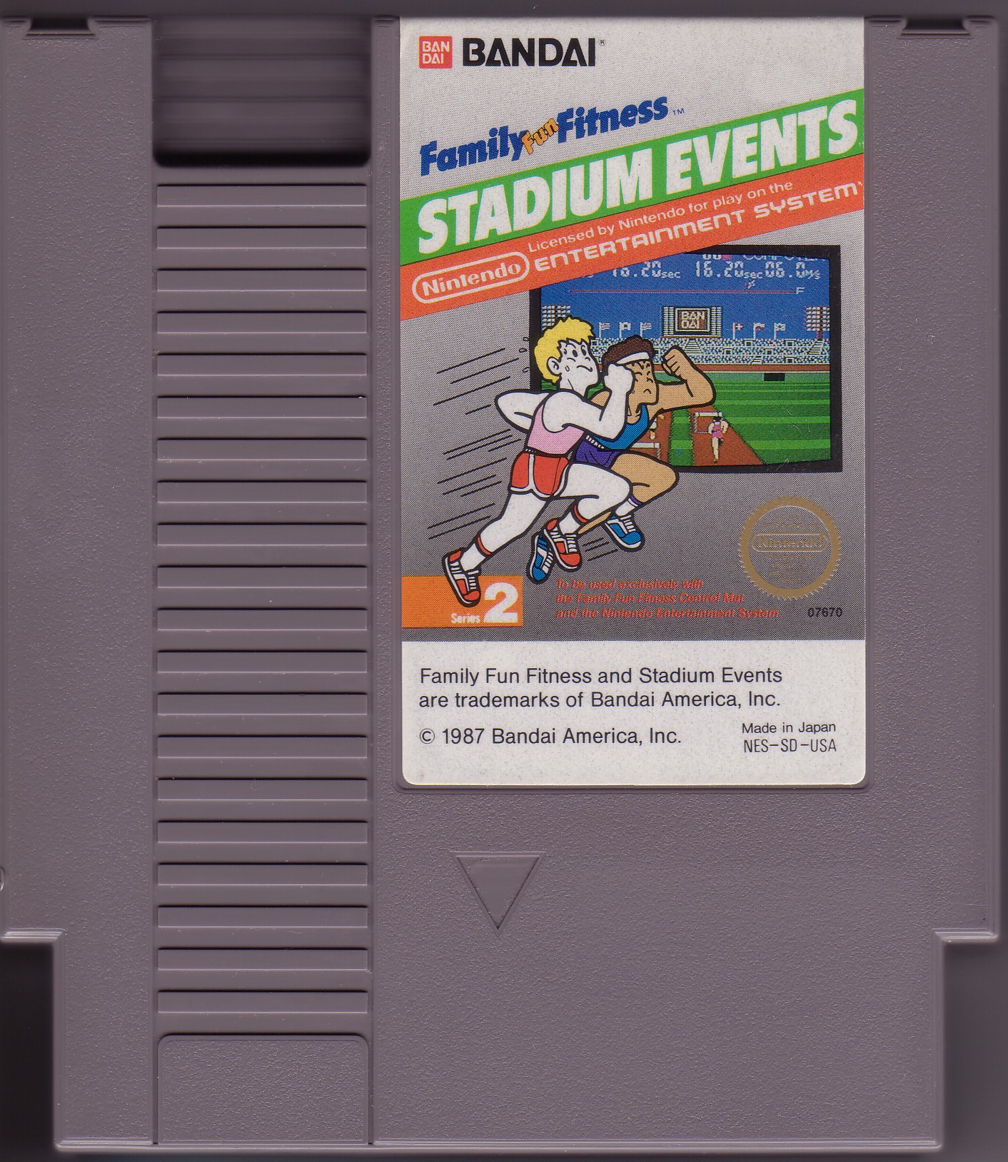 The ultra rare Stadium Events Cartridge - Image Courtesy of NintendoAge.com