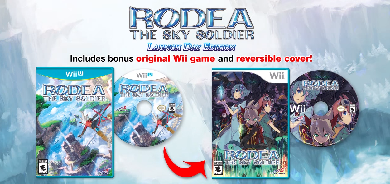 Physical versions of Rodea include the definitive Wii version as well.