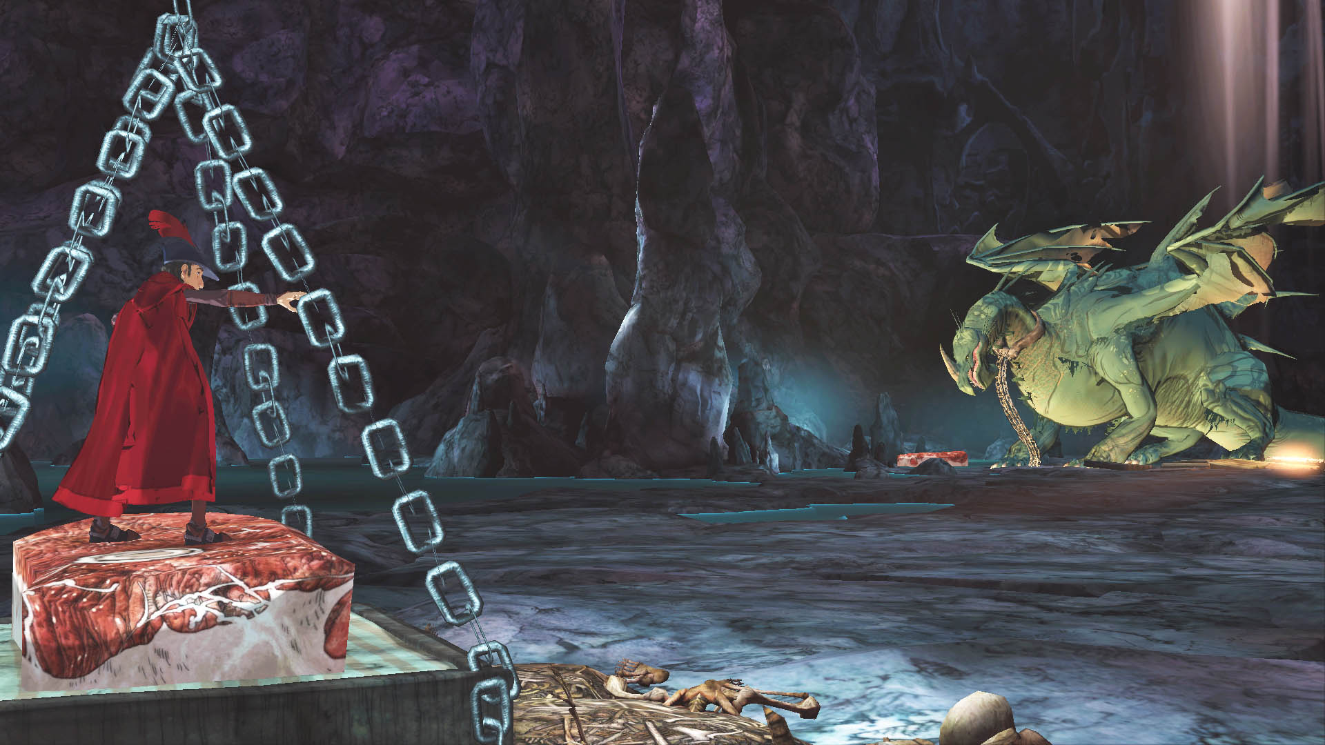 Watch out Graham! You're standing on the Dragon's dinner!!
