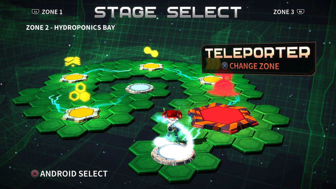 The fun, interactive level select menu adds heart to this title.